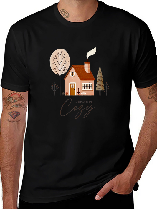 Cozy Home Graphic Tee - Comfort and Style