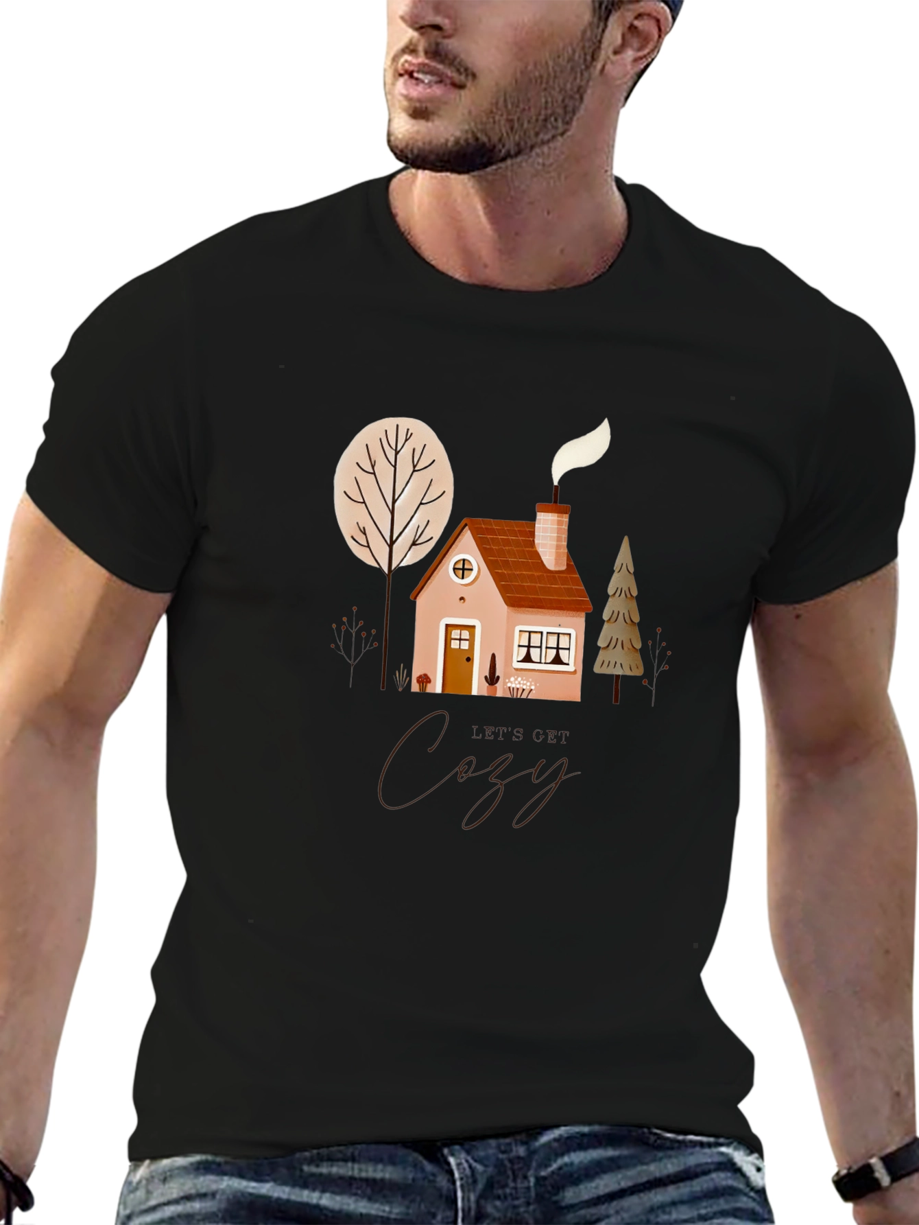 Cozy Home Graphic Tee - Comfort and Style