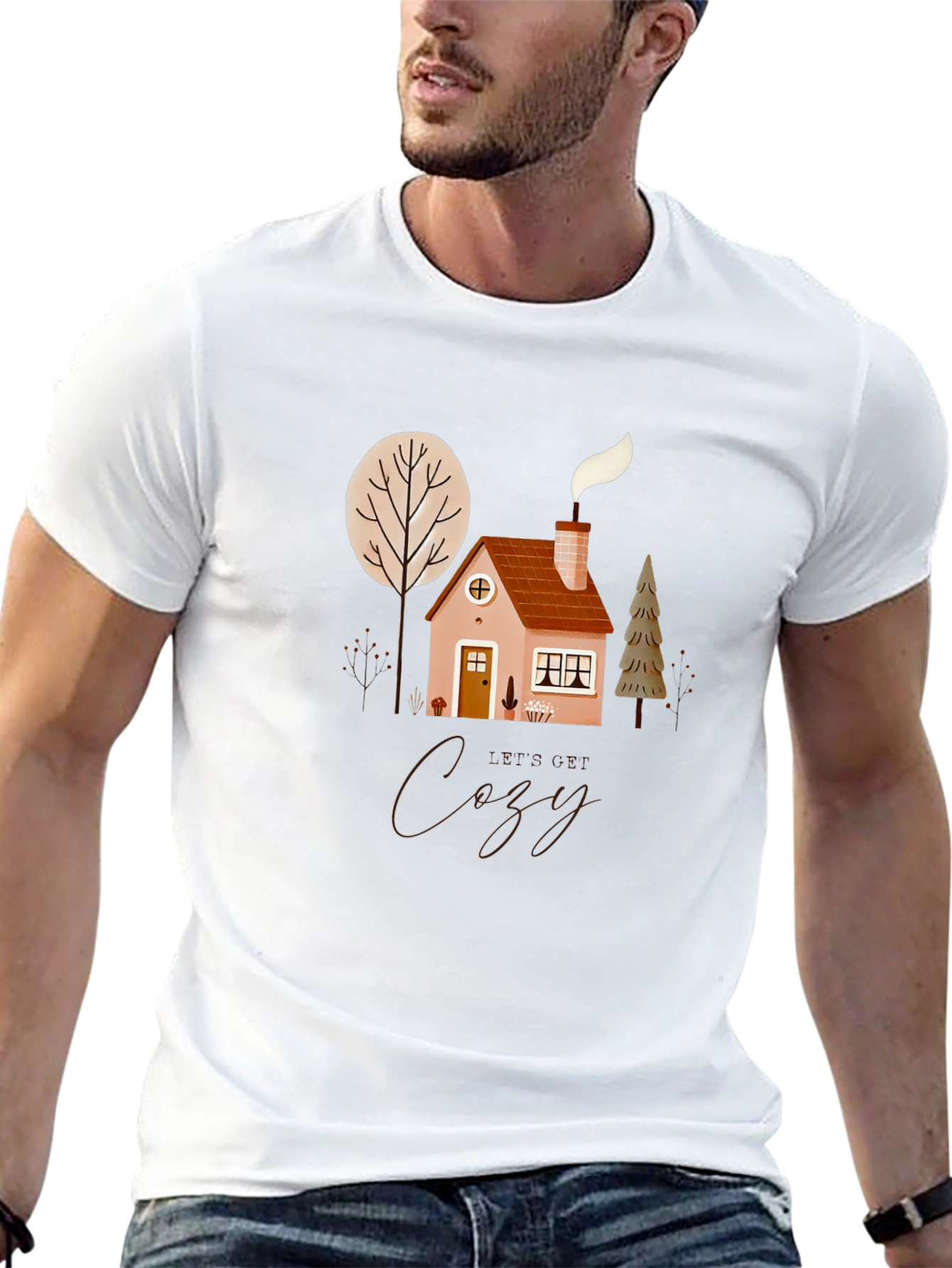 Cozy Home Graphic Tee - Comfort and Style