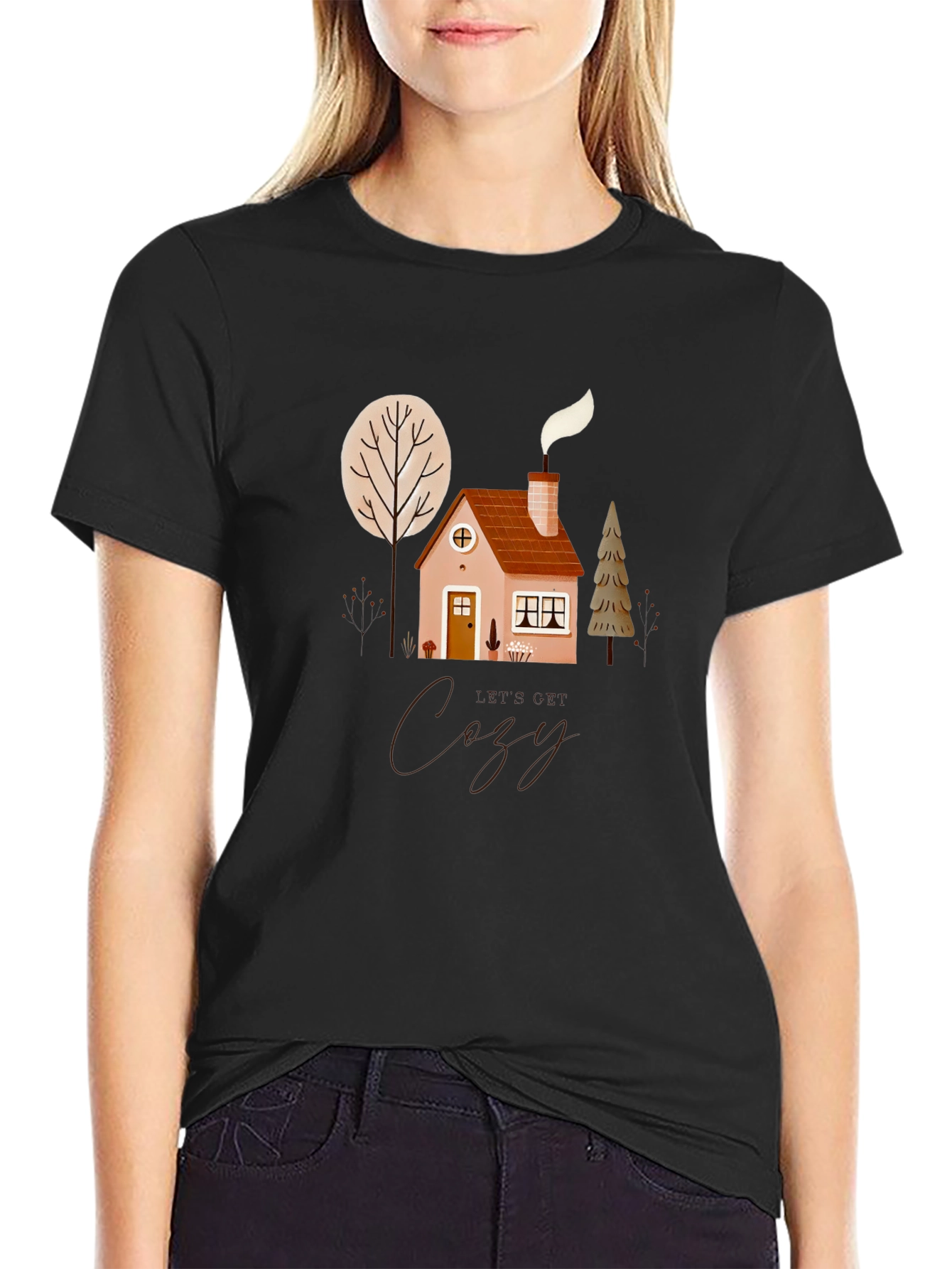 Cozy Home Graphic Tee - Comfort and Style
