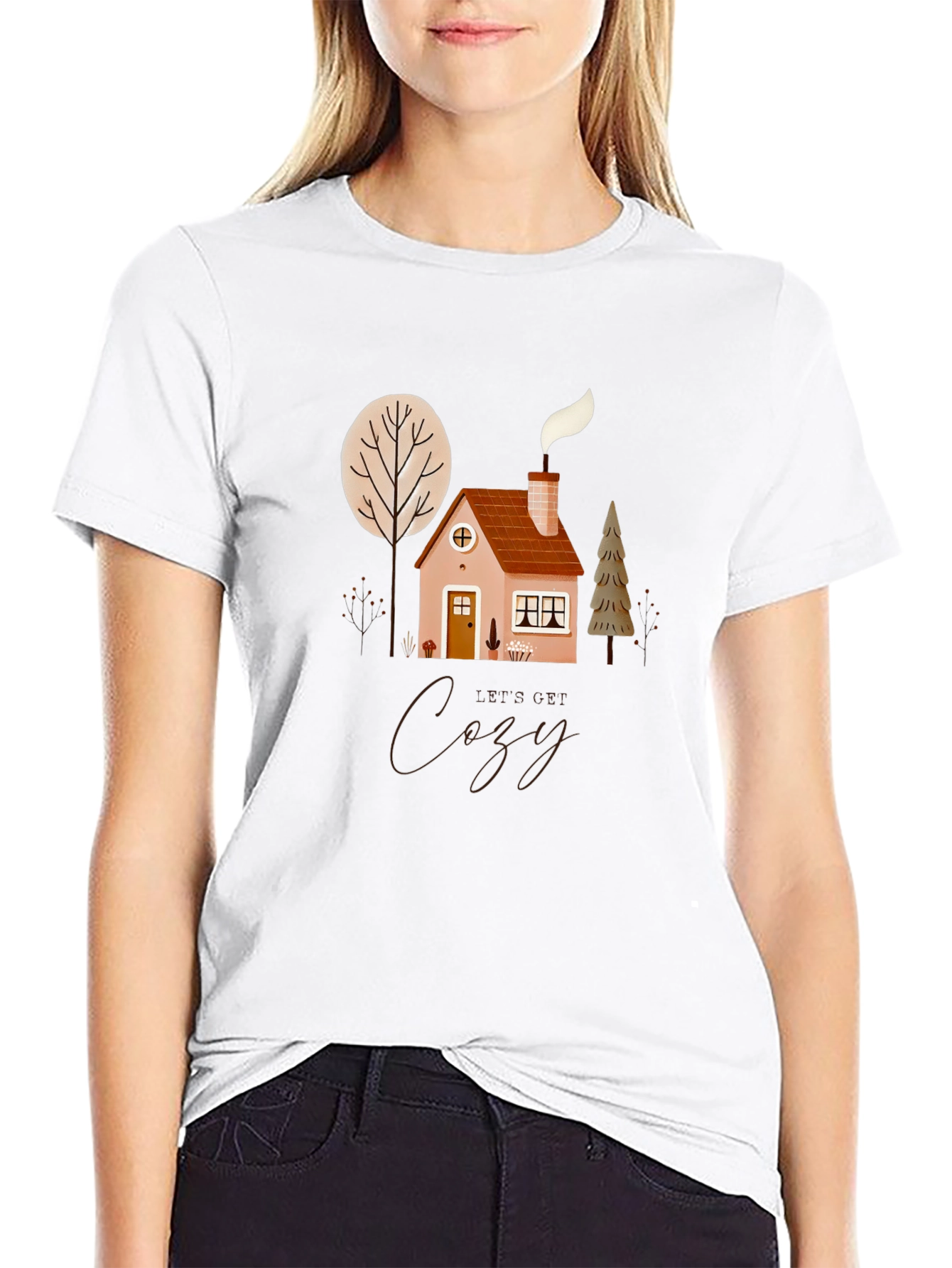 Cozy Home Graphic Tee - Comfort and Style