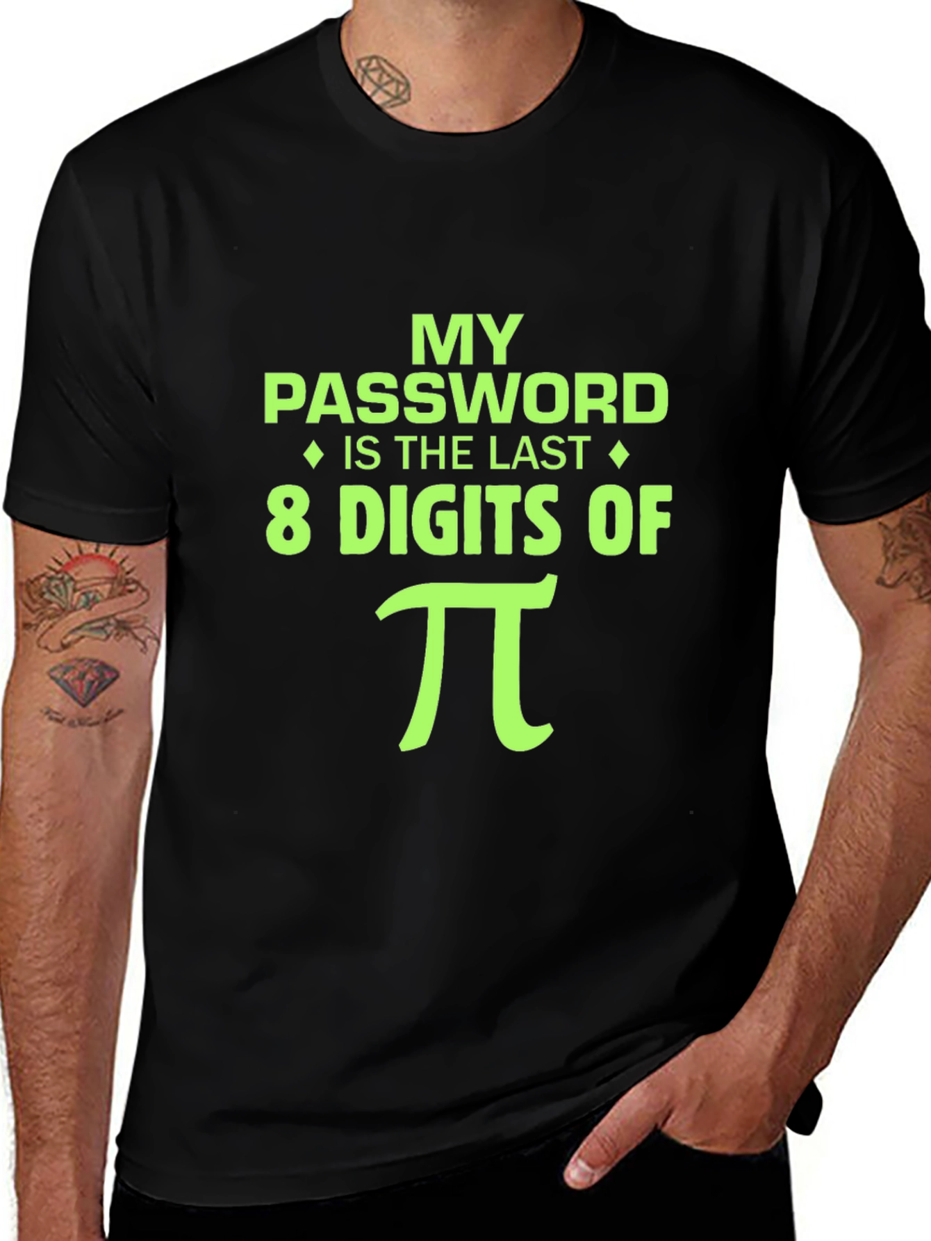 My Password is Pi Funny Math T-Shirt