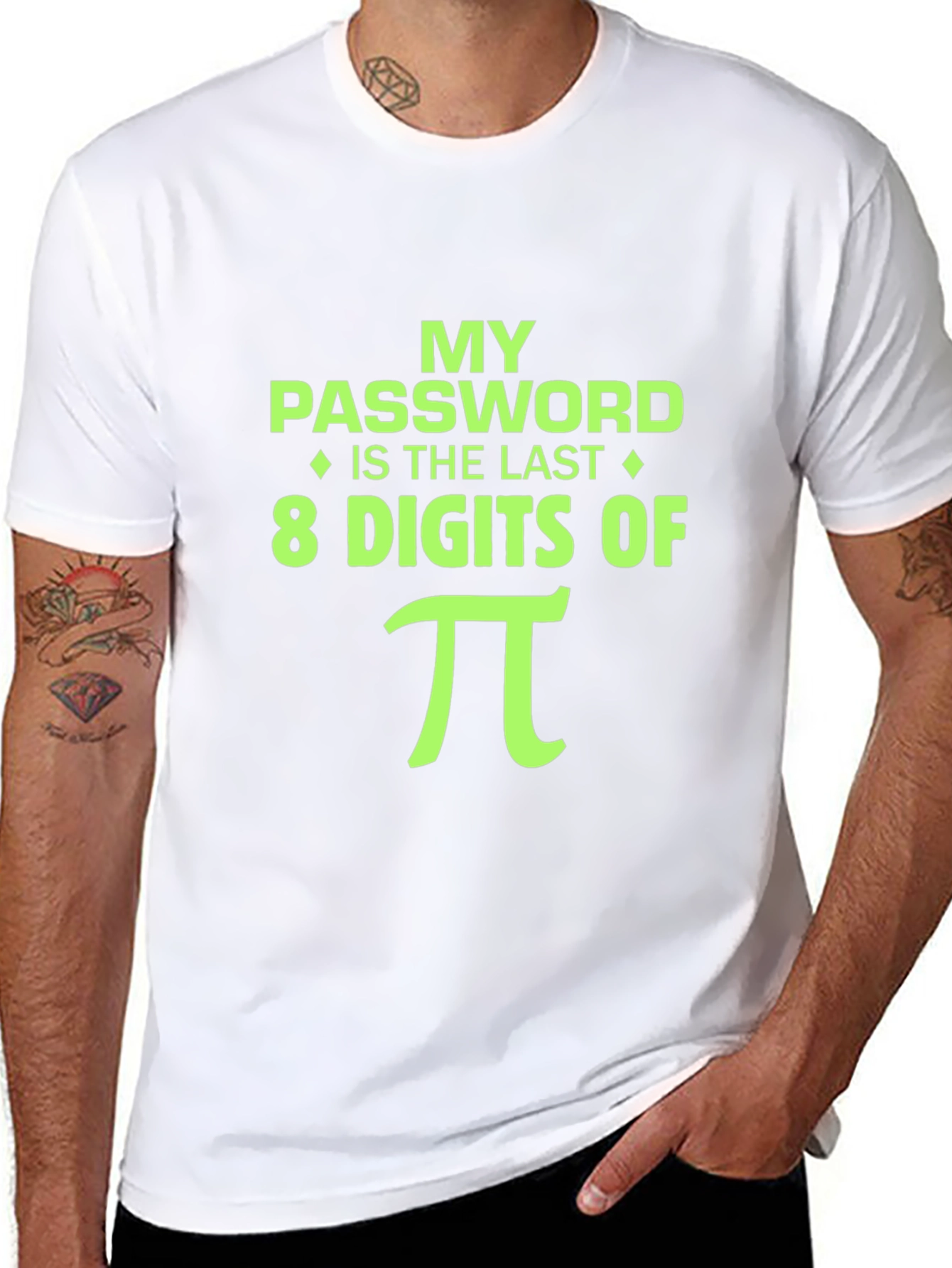 My Password is Pi Funny Math T-Shirt
