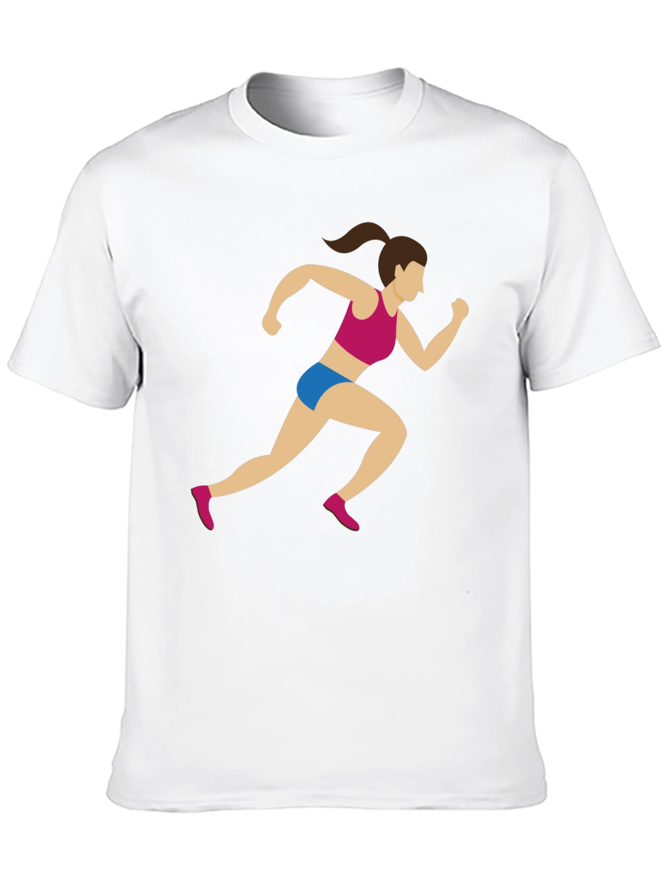 Runner Graphic Tee - Black Cotton Blend