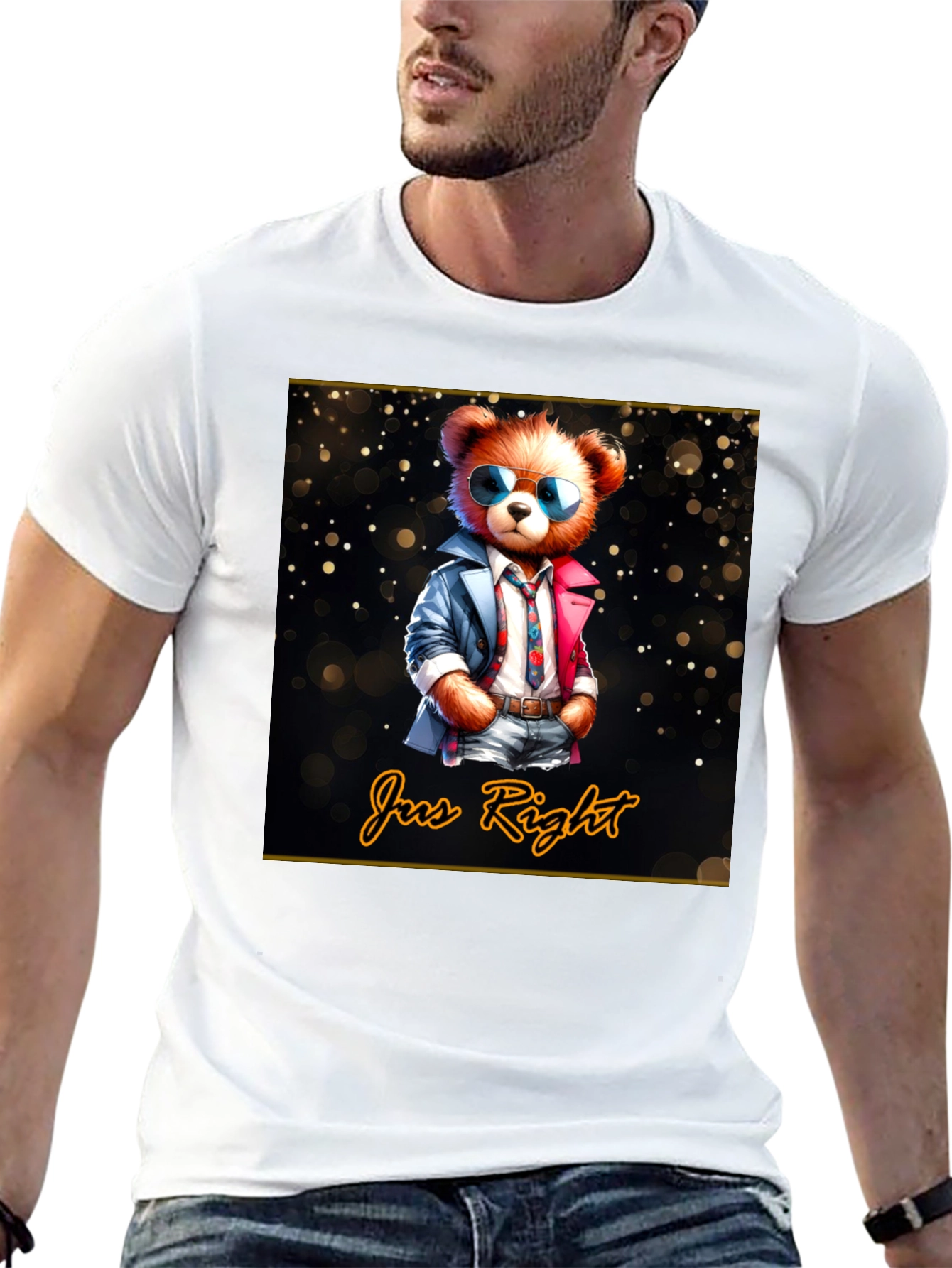 Cool Bear Graphic Tee - Jus Right Style