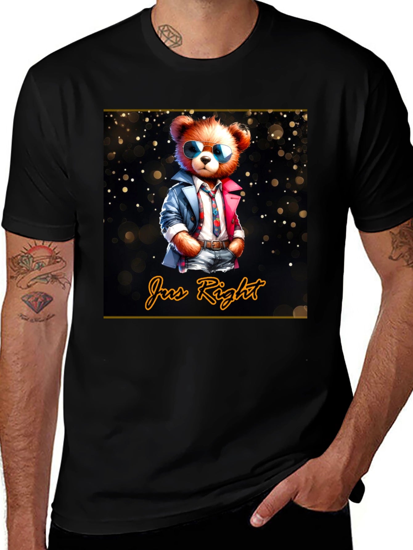 Cool Bear Graphic Tee - Jus Right Style
