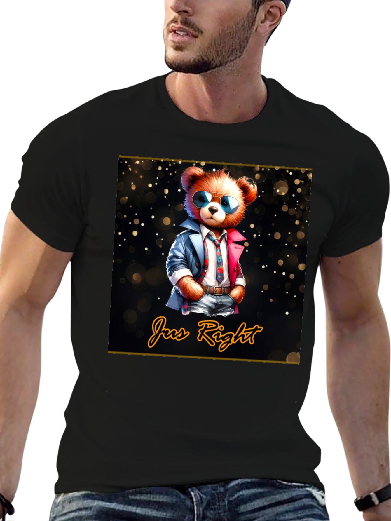 Cool Bear Graphic Tee - Jus Right Style