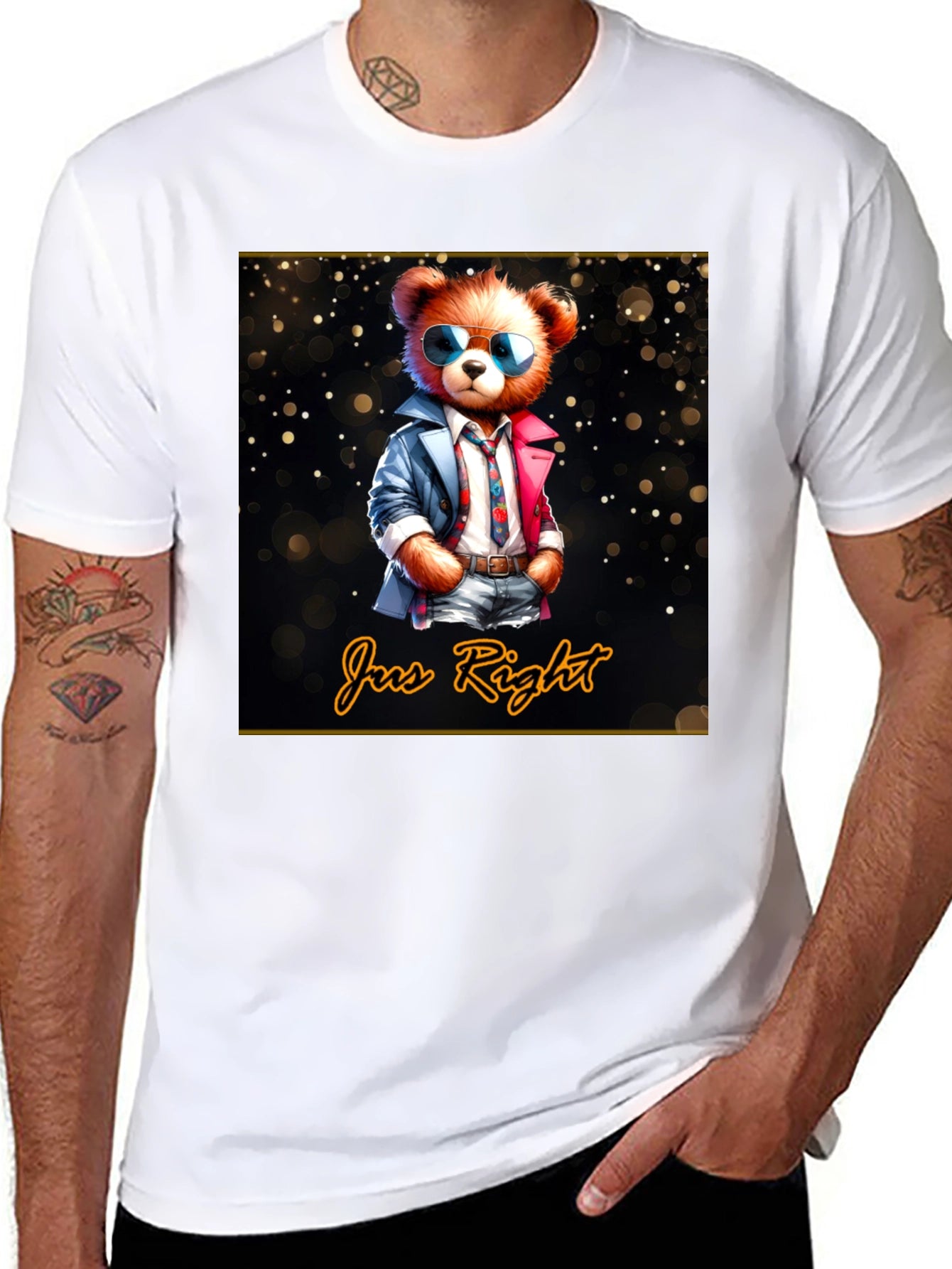Cool Bear Graphic Tee - Jus Right Style