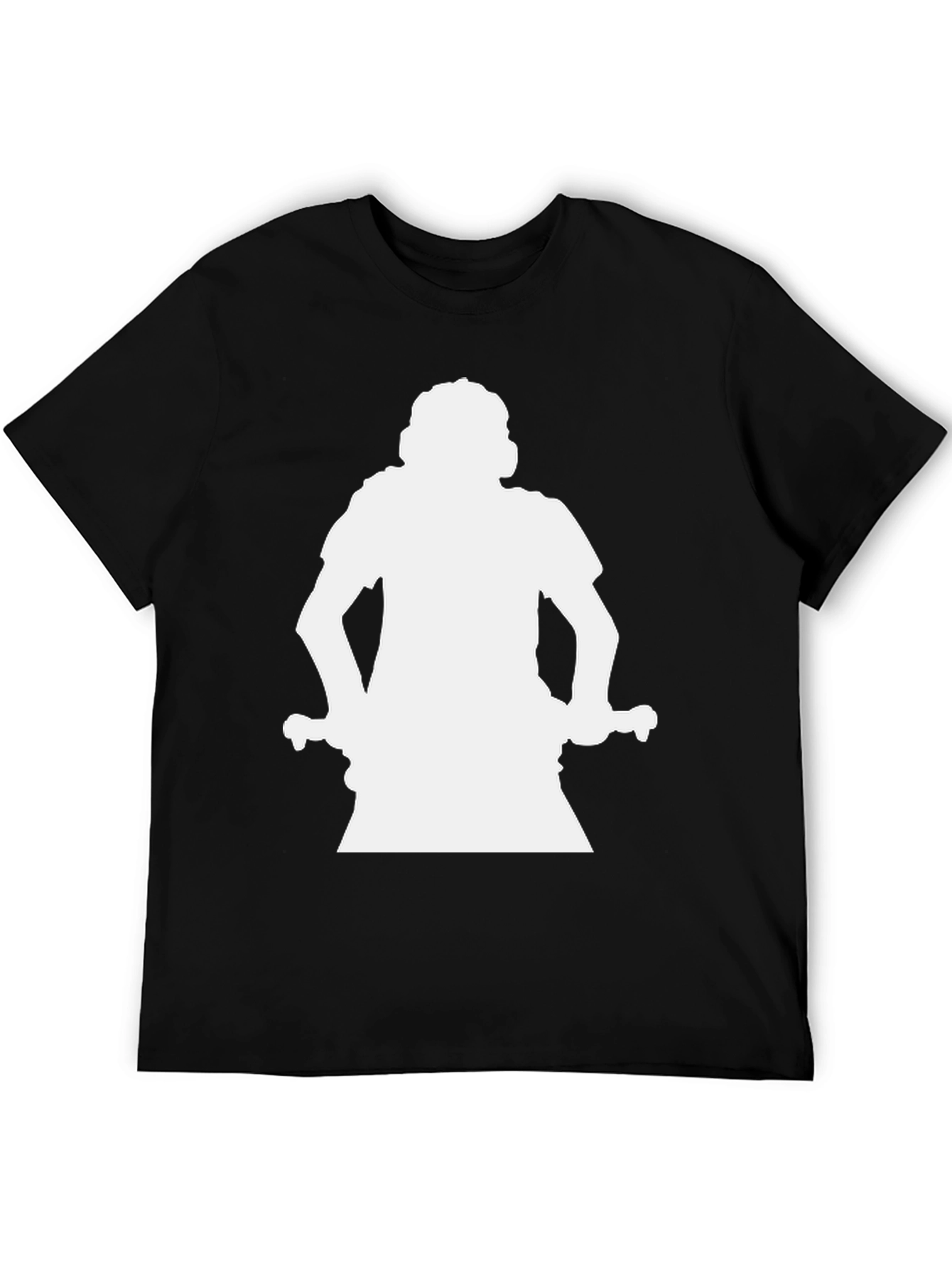 Silhouette Graphic Tee - Modern Black T-Shirt