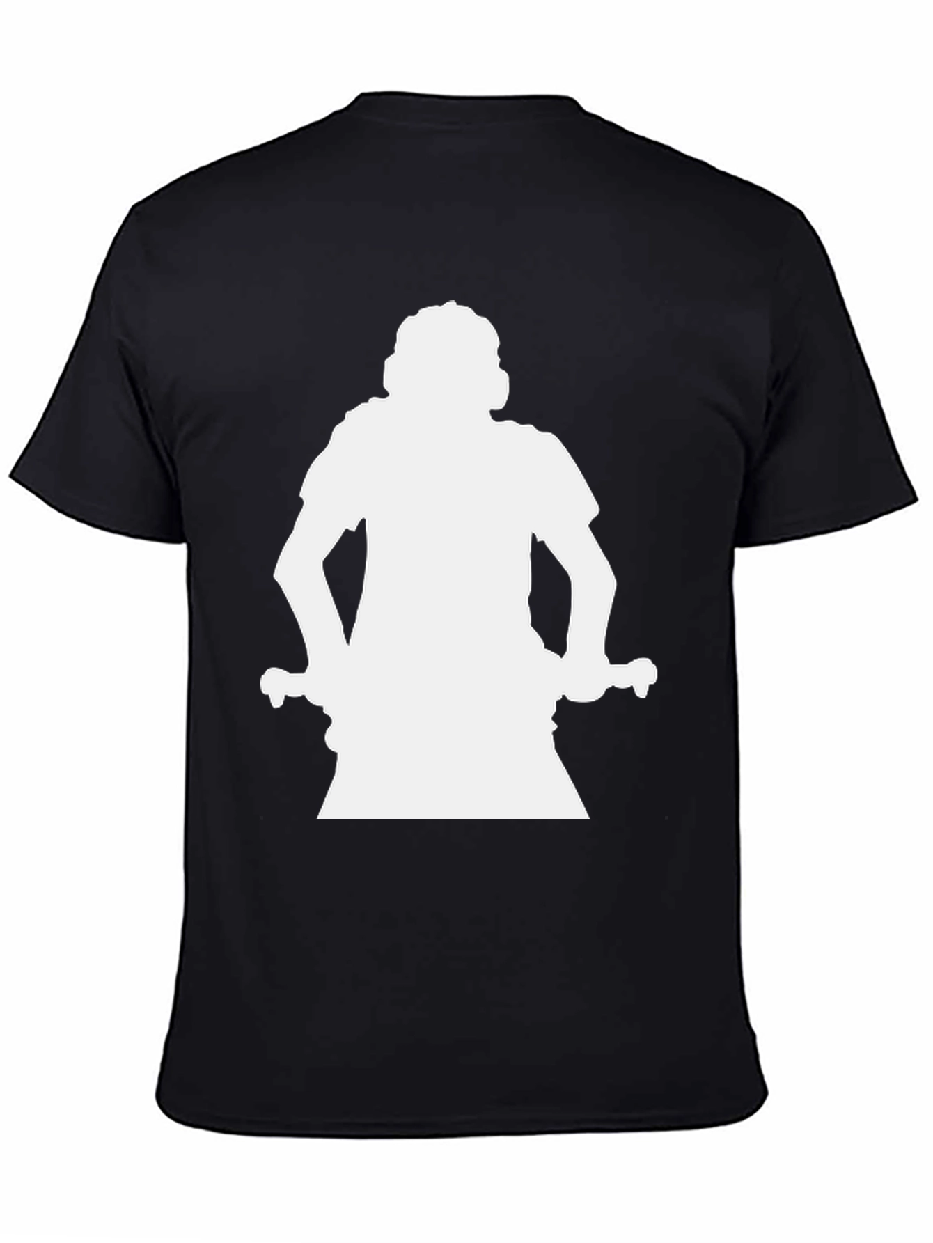 Silhouette Graphic Tee - Modern Black T-Shirt