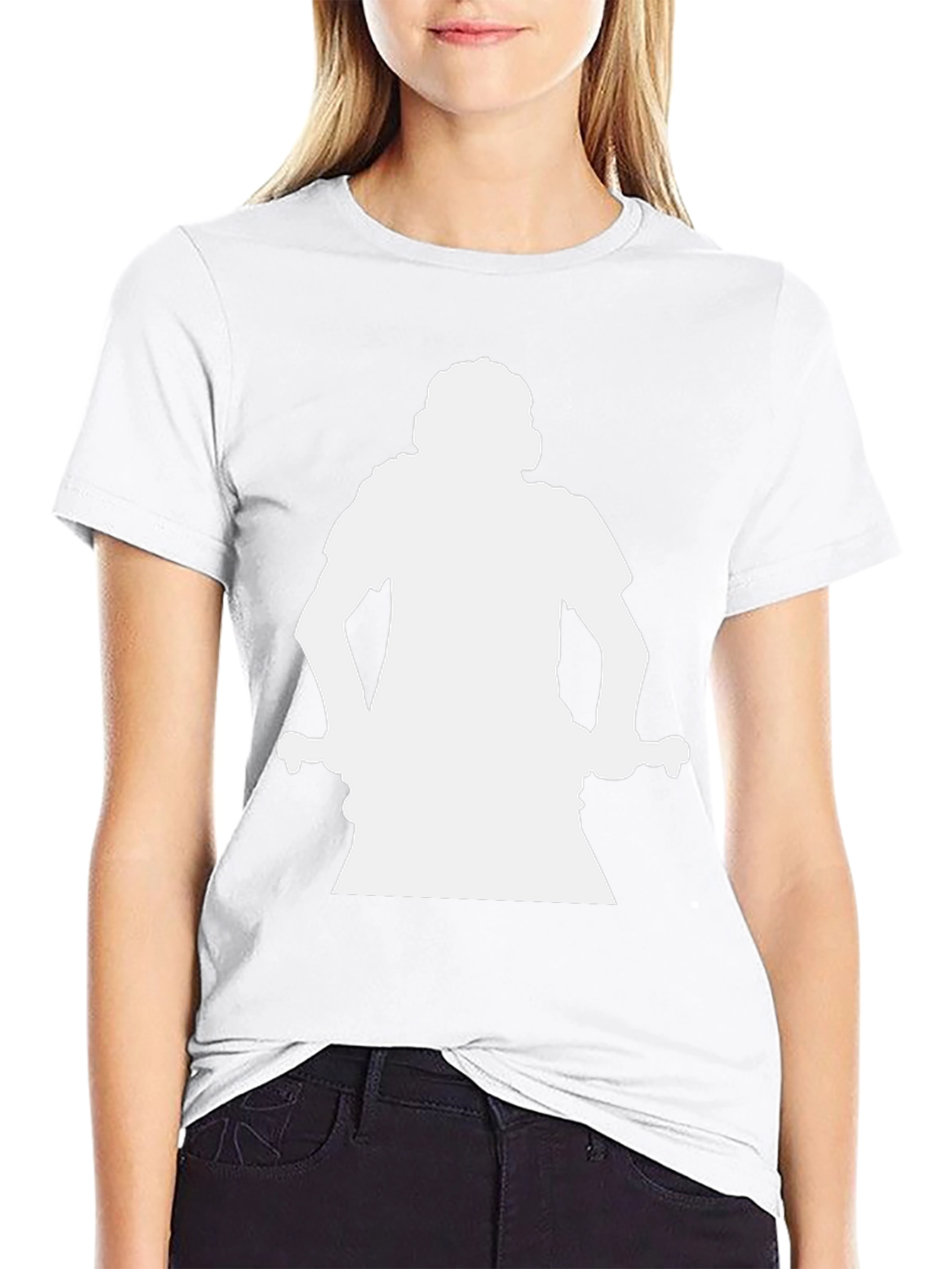 Silhouette Graphic Tee - Modern Black T-Shirt