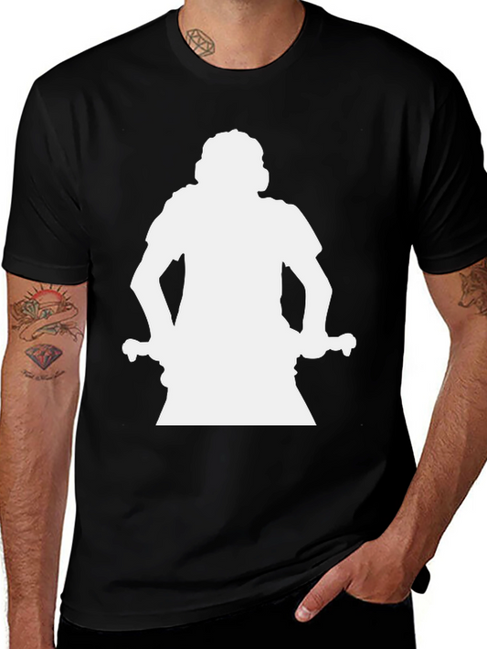 Silhouette Graphic Tee - Modern Black T-Shirt