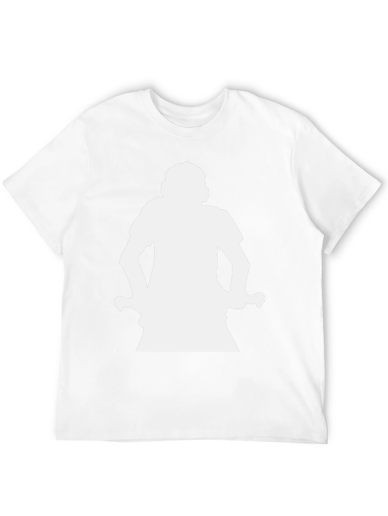 Silhouette Graphic Tee - Modern Black T-Shirt