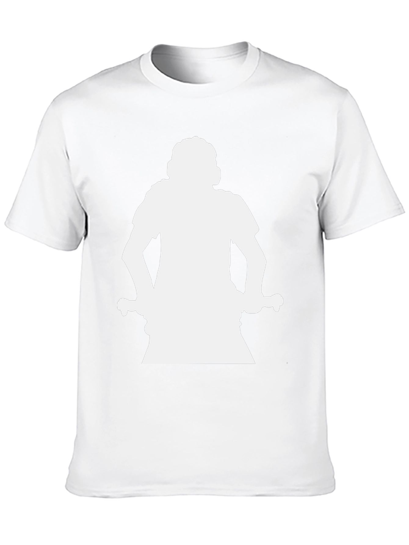 Silhouette Graphic Tee - Modern Black T-Shirt