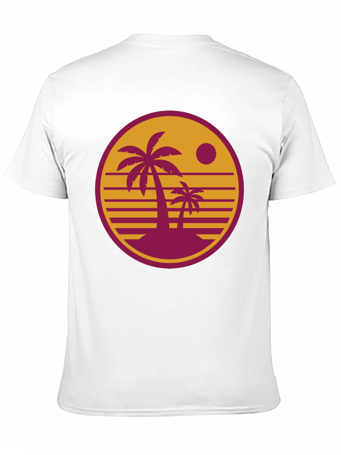 Retro Palm Sunset Graphic T-Shirt