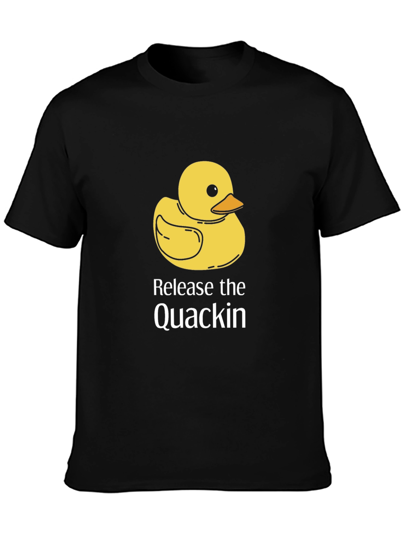 Release the Quackin Black T-Shirt