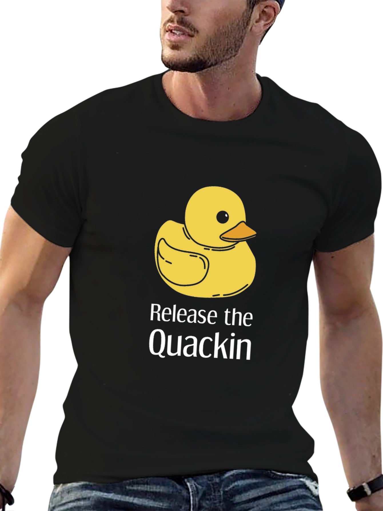 Release the Quackin Black T-Shirt