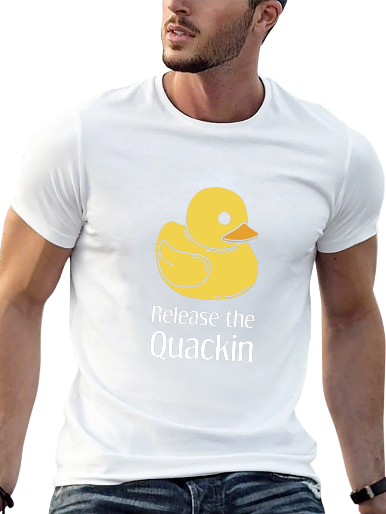 Release the Quackin Black T-Shirt