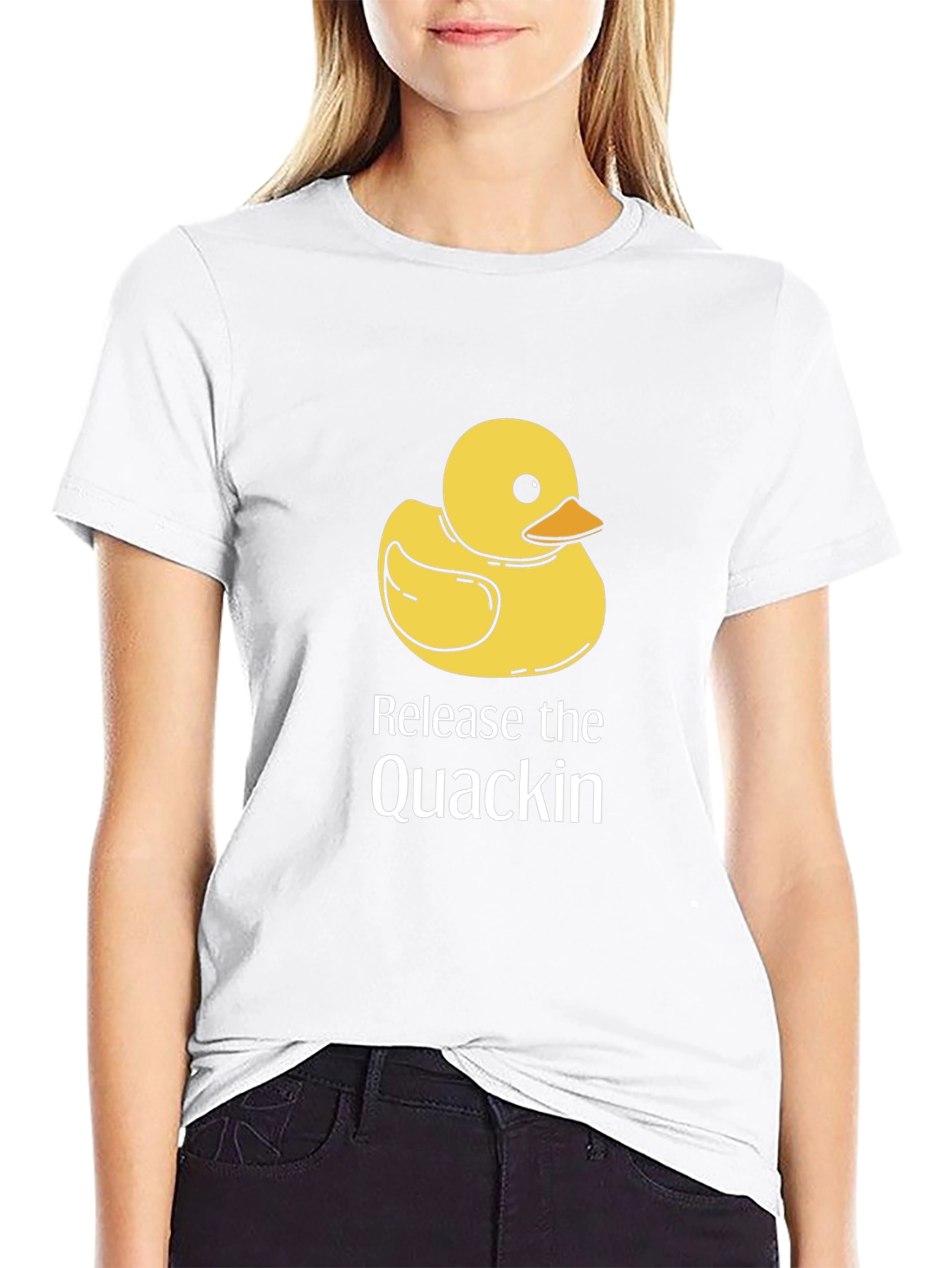 Release the Quackin Black T-Shirt