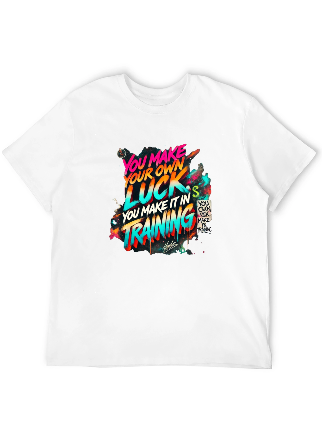 Make Your Own Luck Training T-Shirt - Black