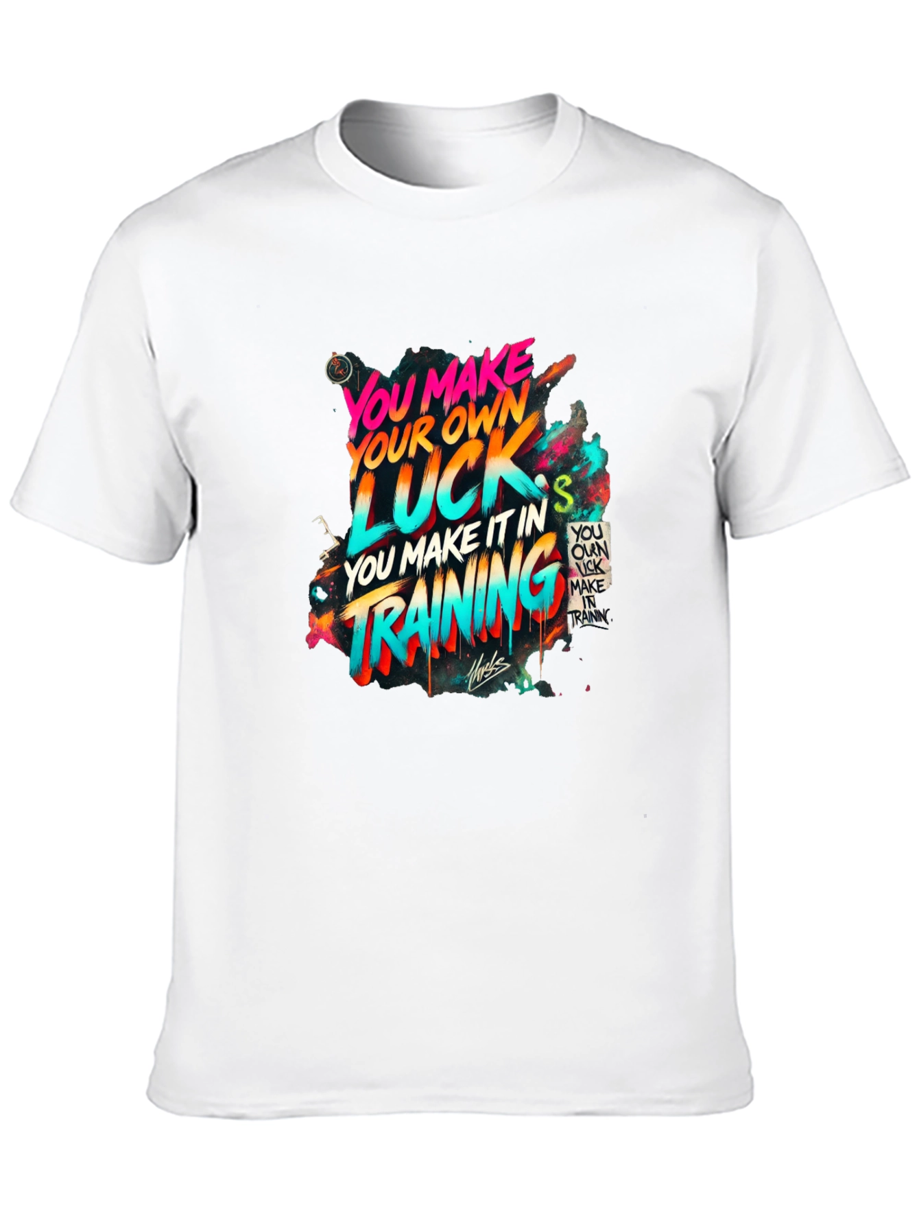 Make Your Own Luck Training T-Shirt - Black