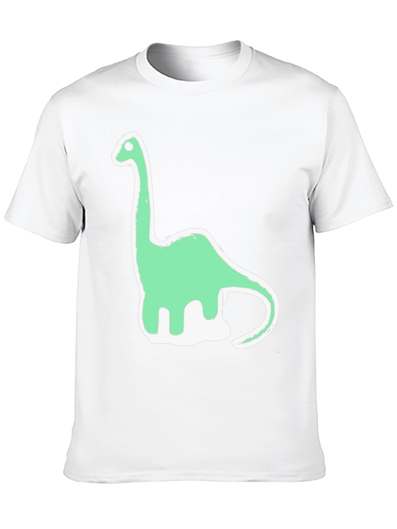 Dino Tee: Funky Brontosaurus Graphic T-Shirt