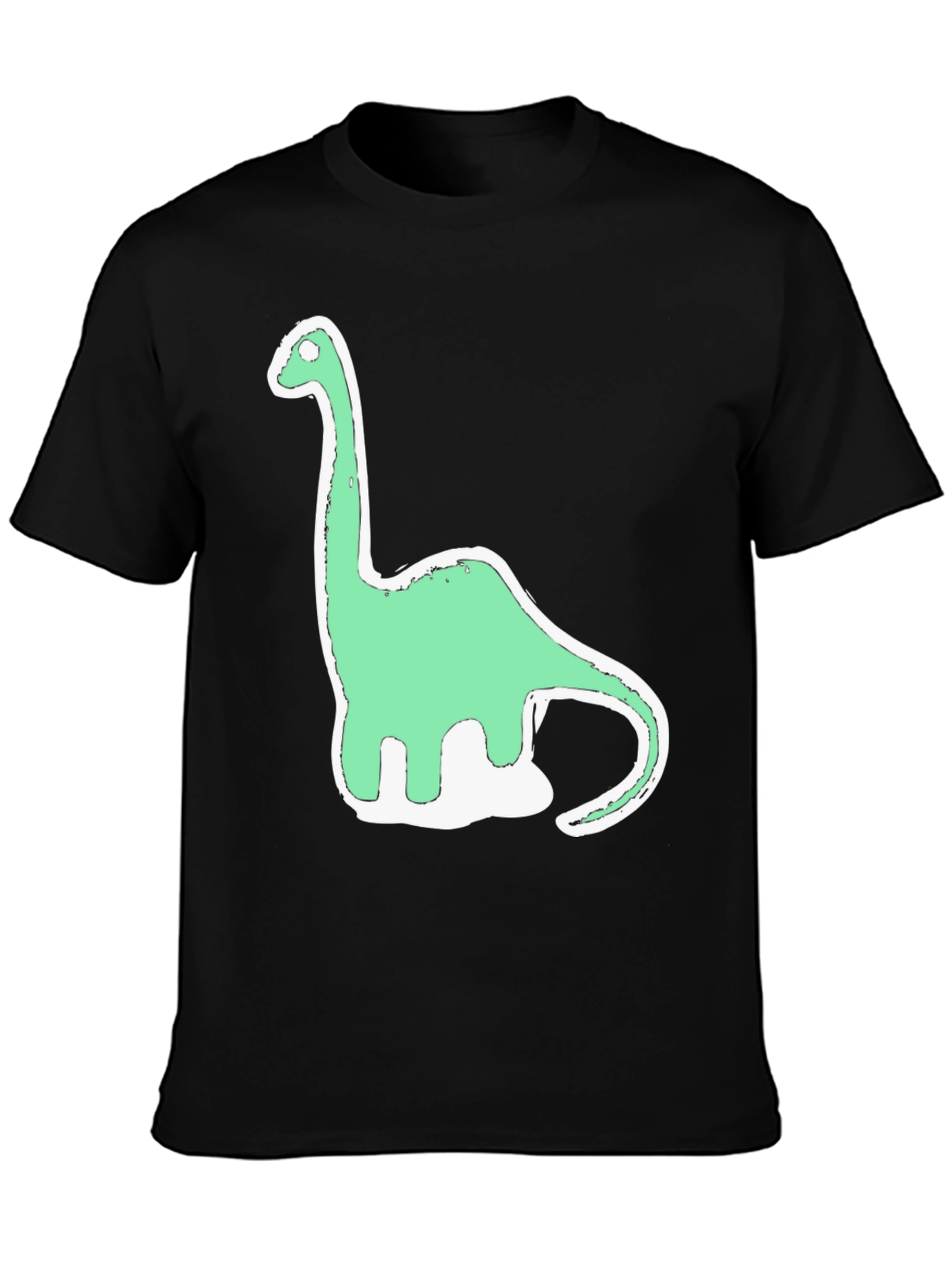 Dino Tee: Funky Brontosaurus Graphic T-Shirt