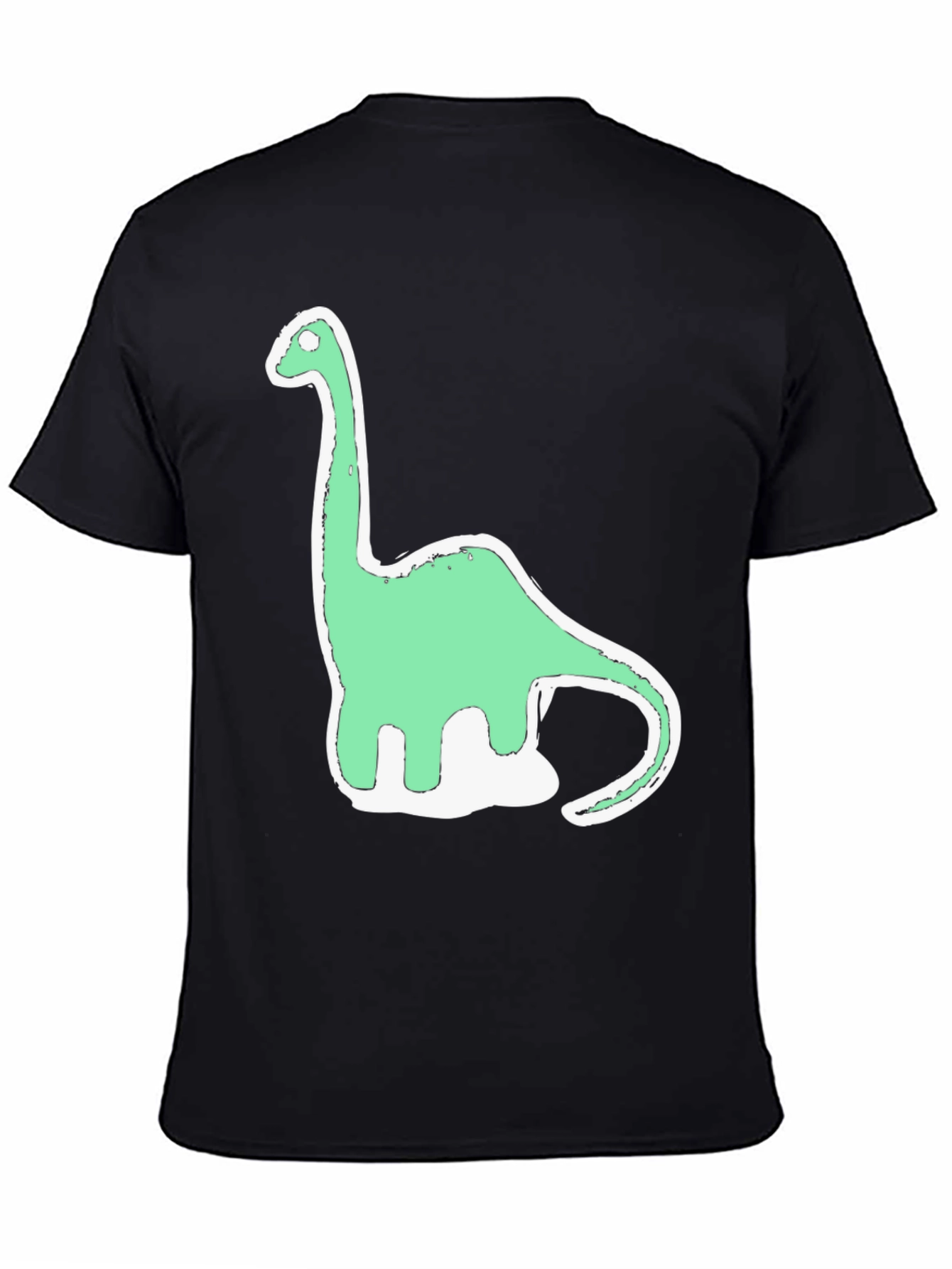 Dino Tee: Funky Brontosaurus Graphic T-Shirt