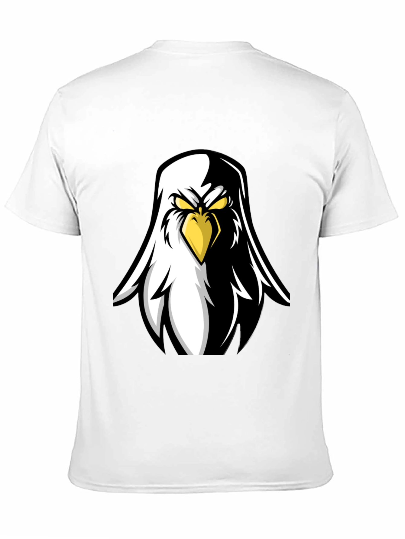 Eagle Graphic Black T-Shirt - Fierce Bird Design