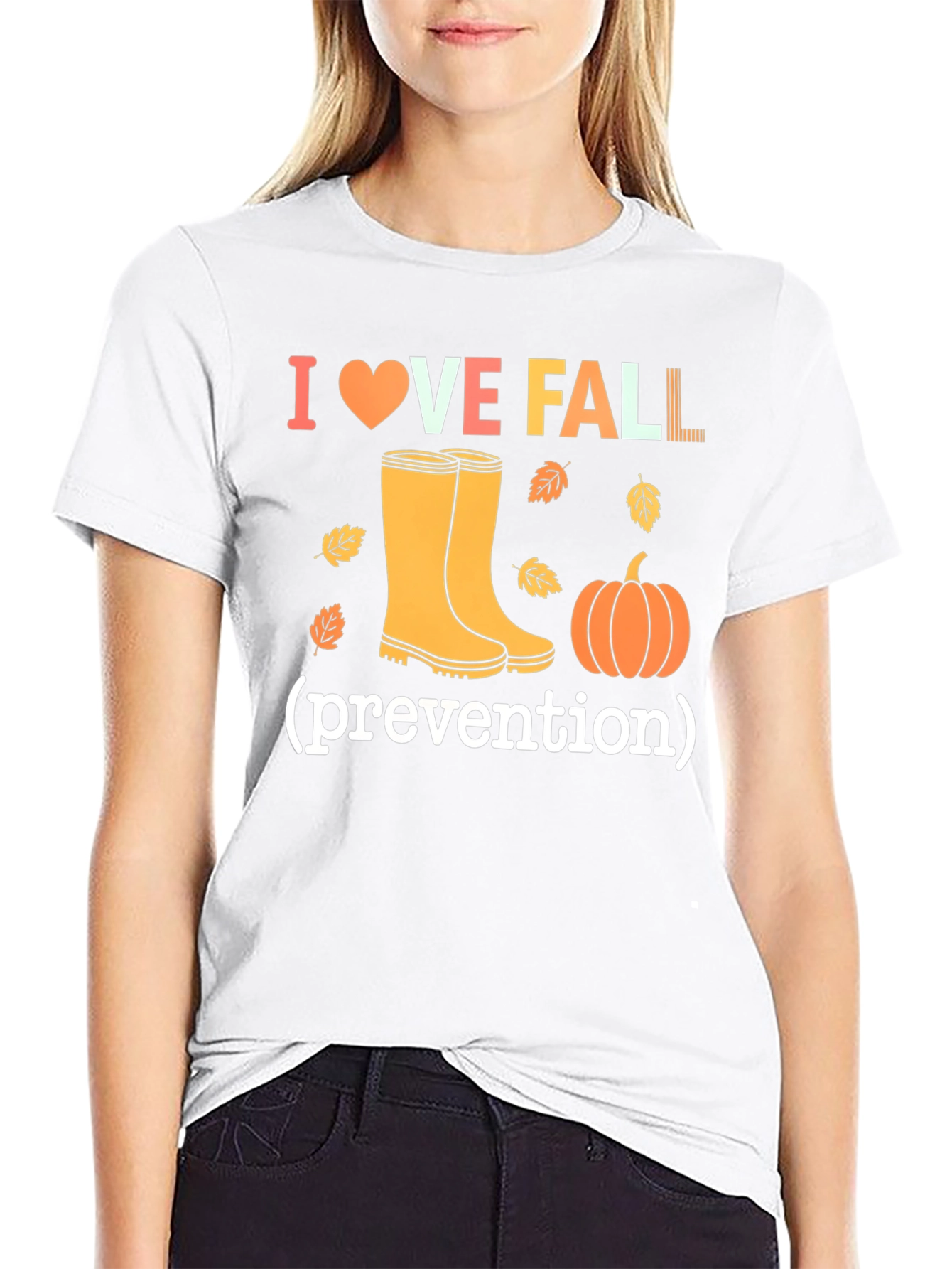 I Love Fall Prevention T-Shirt - Autumn Design