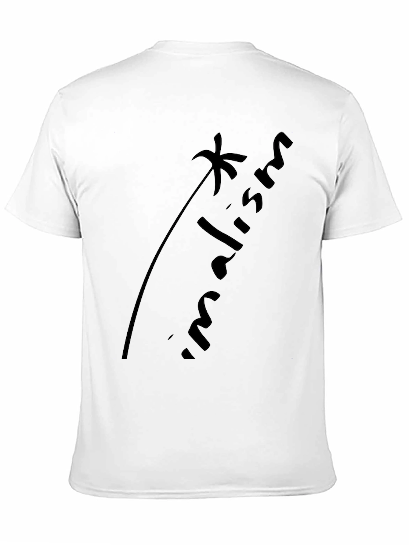 Minimalism Black Graphic Tee
