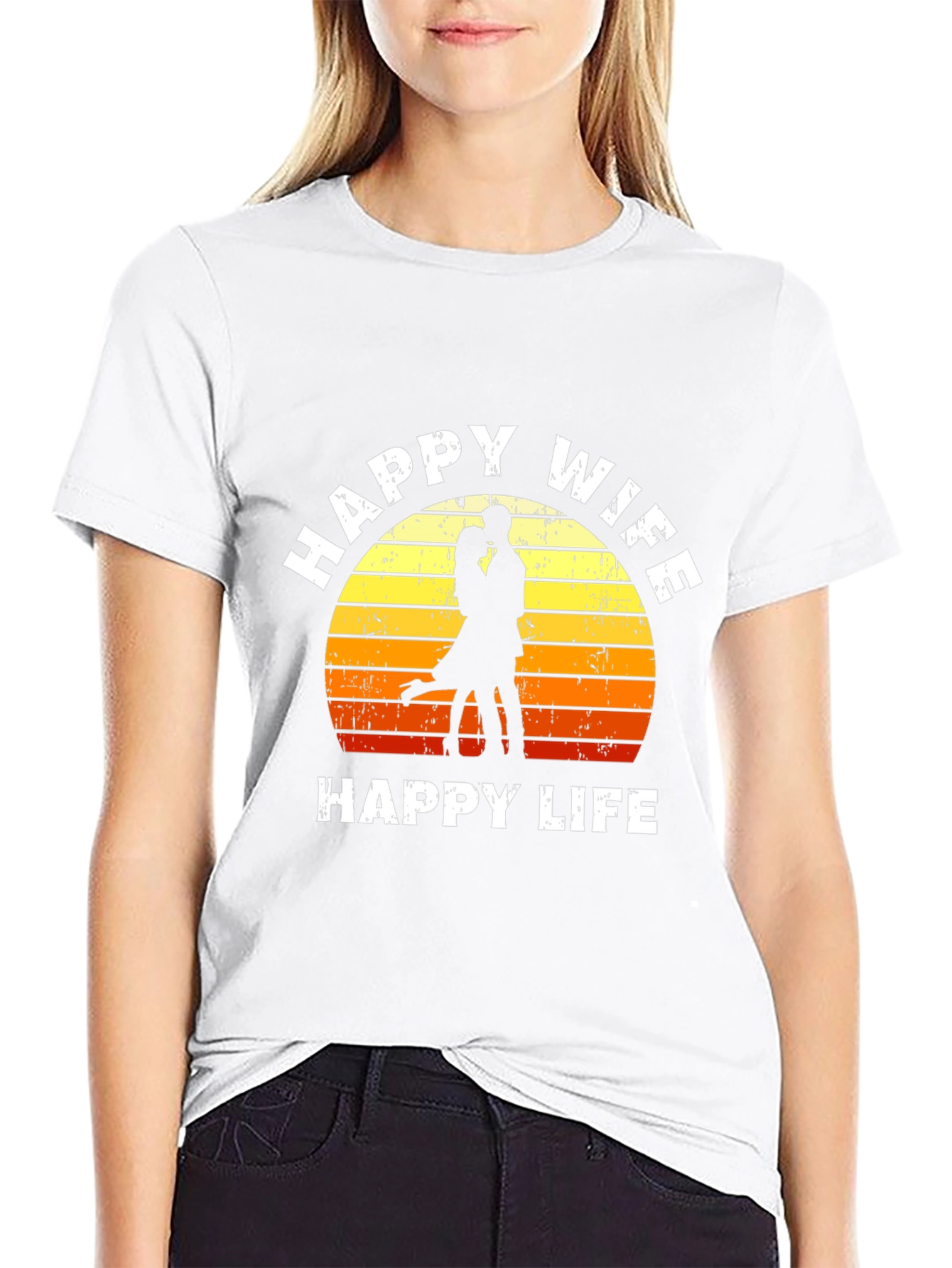 Happy Wife Happy Life Graphic Tee