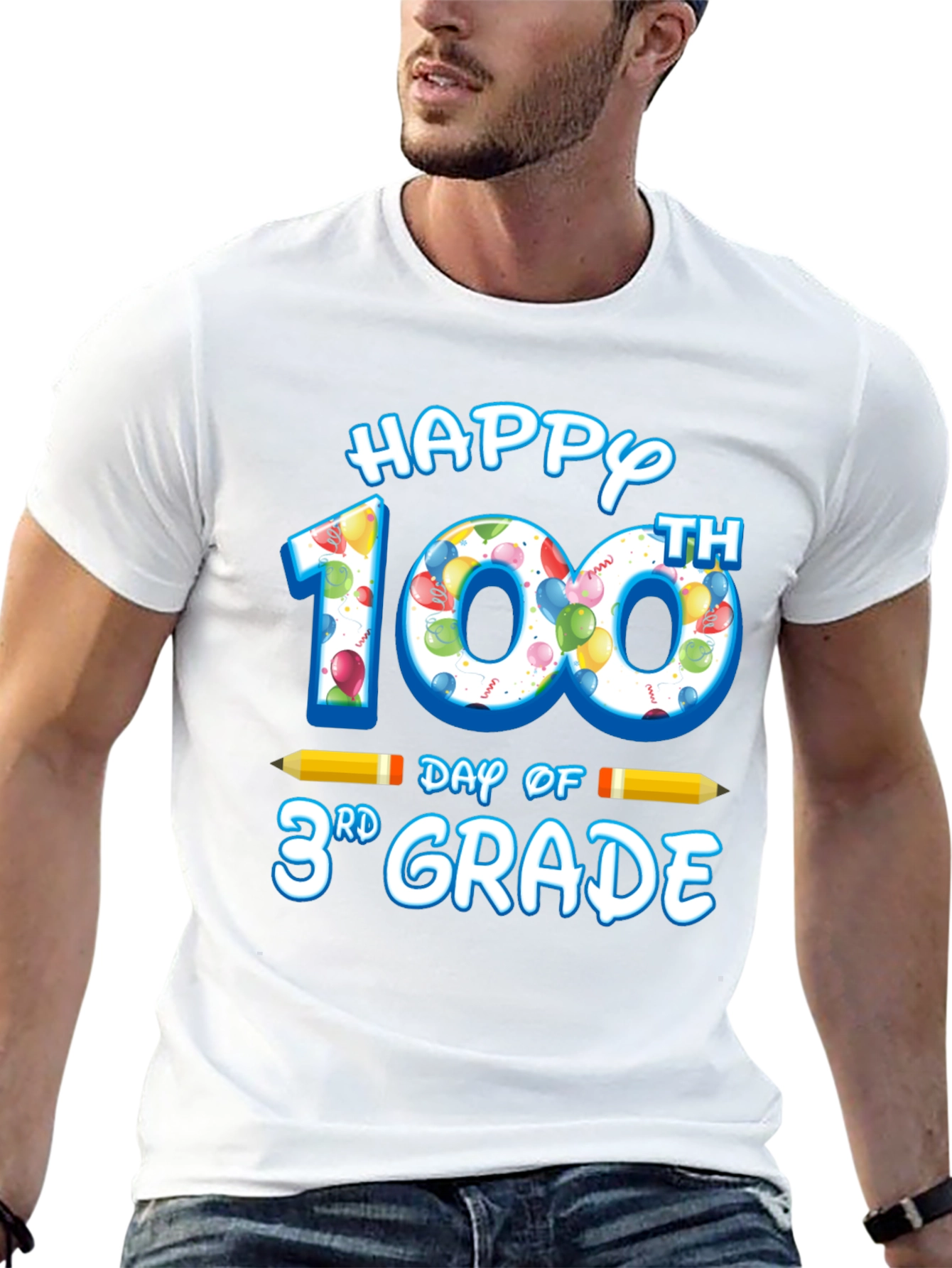 Happy 100th Day of 3rd Grade T-Shirt