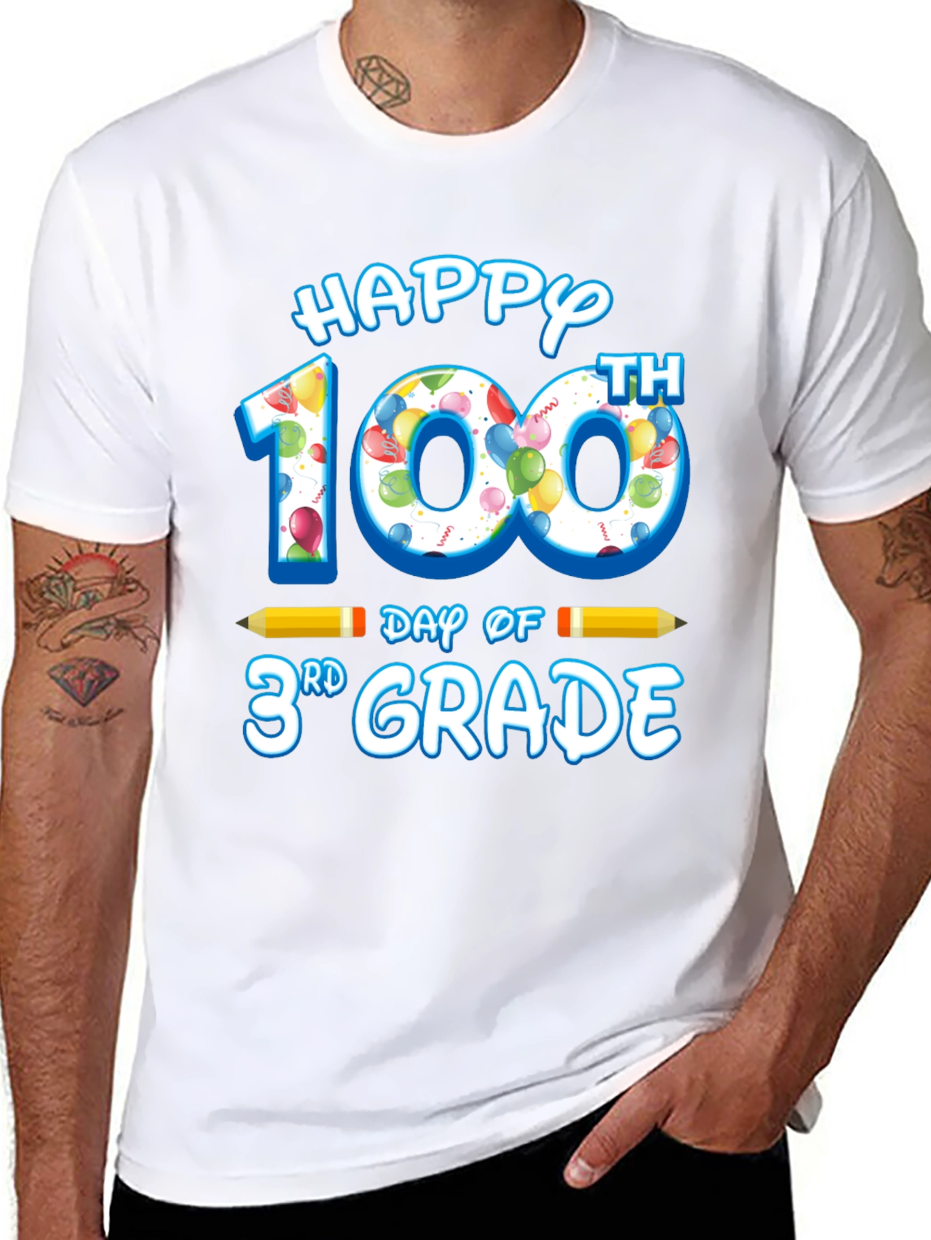 Happy 100th Day of 3rd Grade T-Shirt