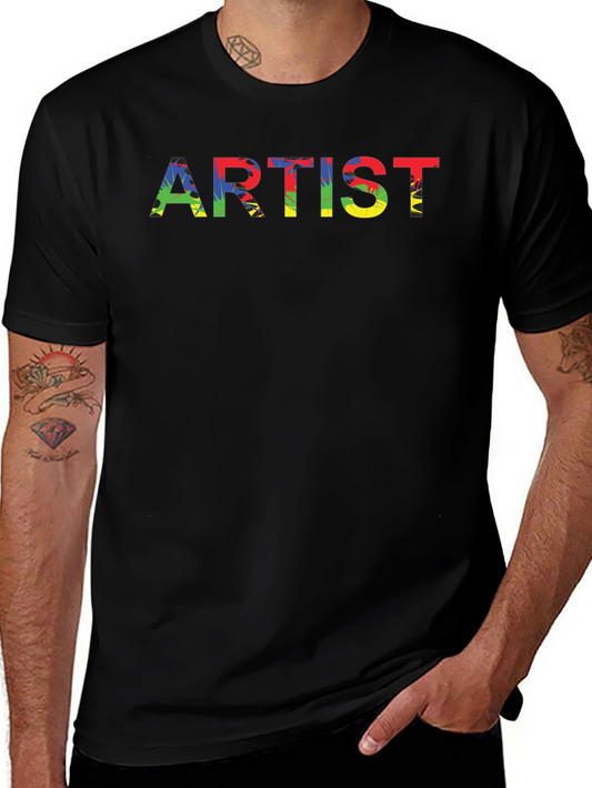 Artist Graphic T-Shirt - Colorful Design