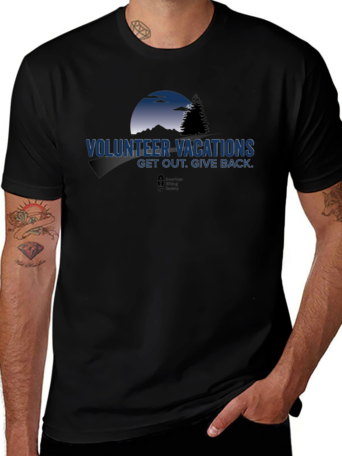 Volunteer Vacations T-Shirt - Get Out. Give Back.