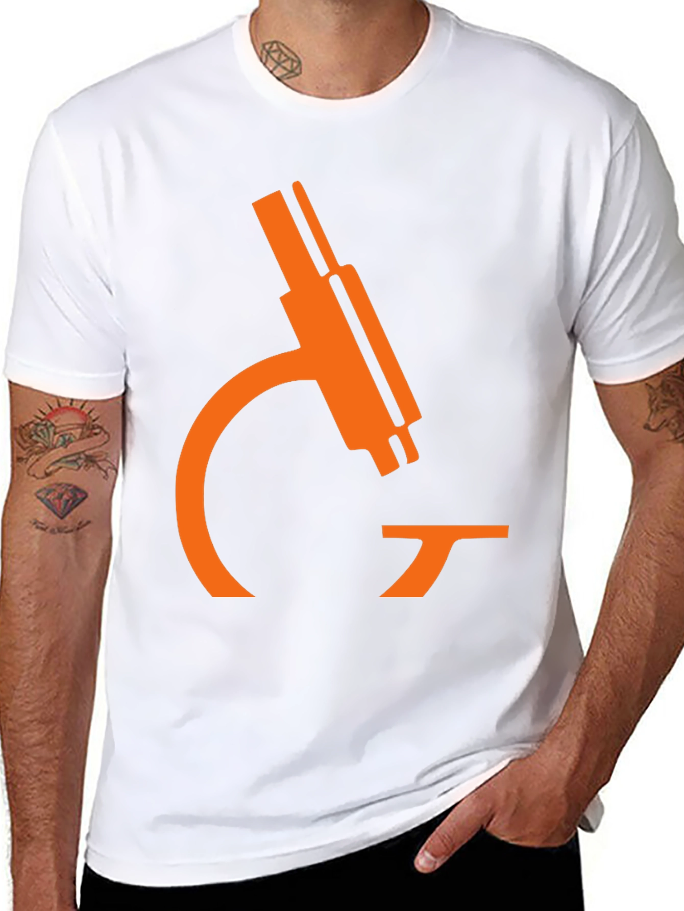 Science T-Shirt - Microscope Graphic Tee