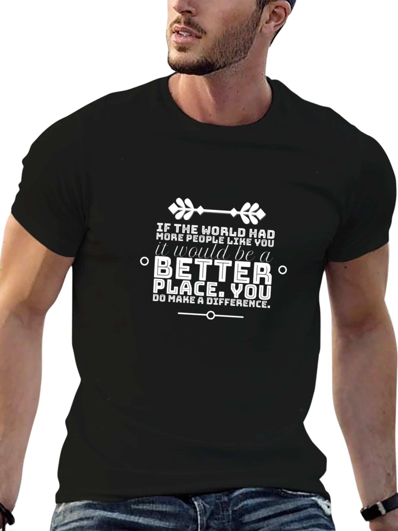 Better Place Graphic T-Shirt - Do Make a Difference
