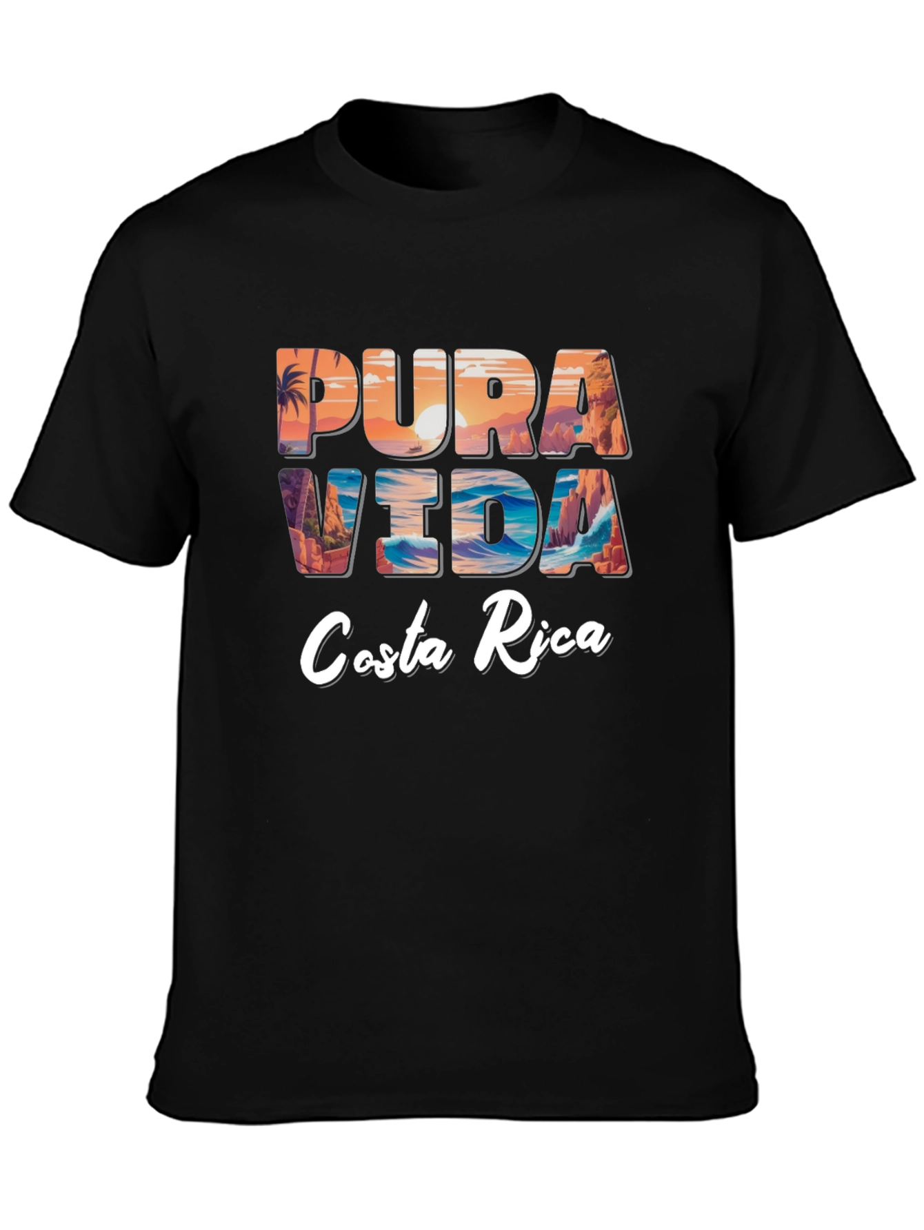 Pura Vida Costa Rica Graphic Tee - Relaxed Fit