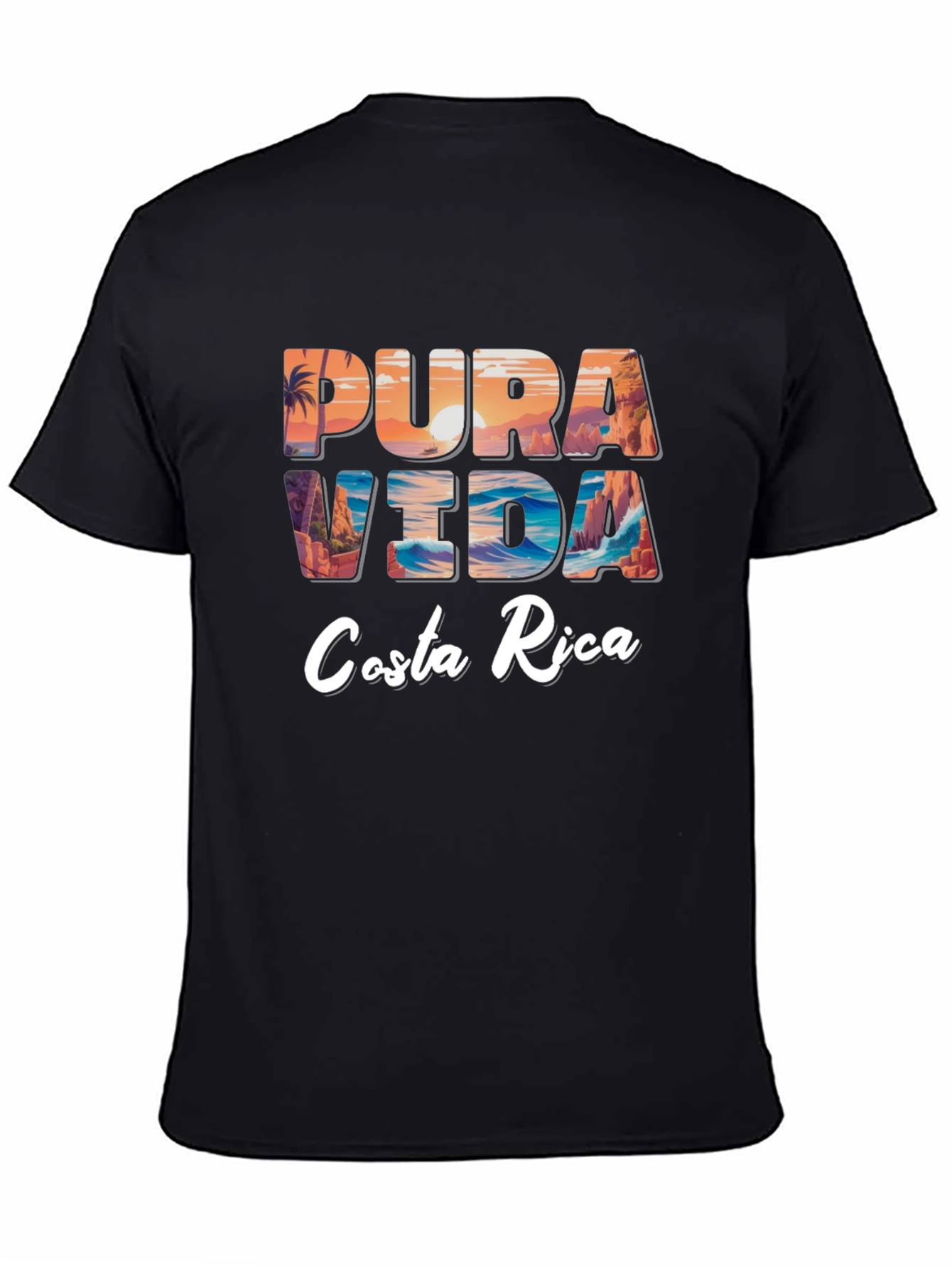 Pura Vida Costa Rica Graphic Tee - Relaxed Fit