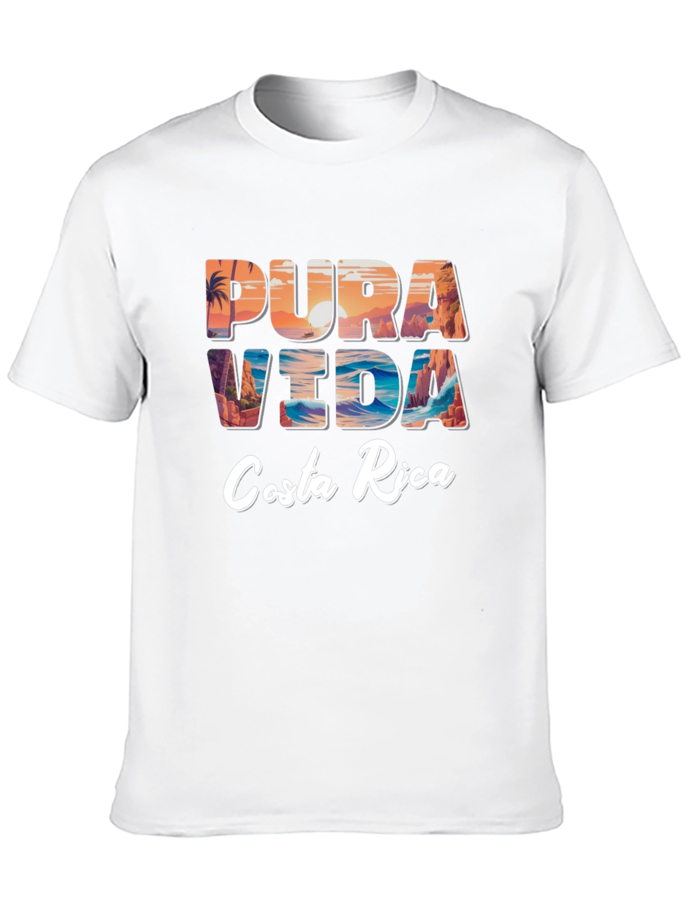 Pura Vida Costa Rica Graphic Tee - Relaxed Fit