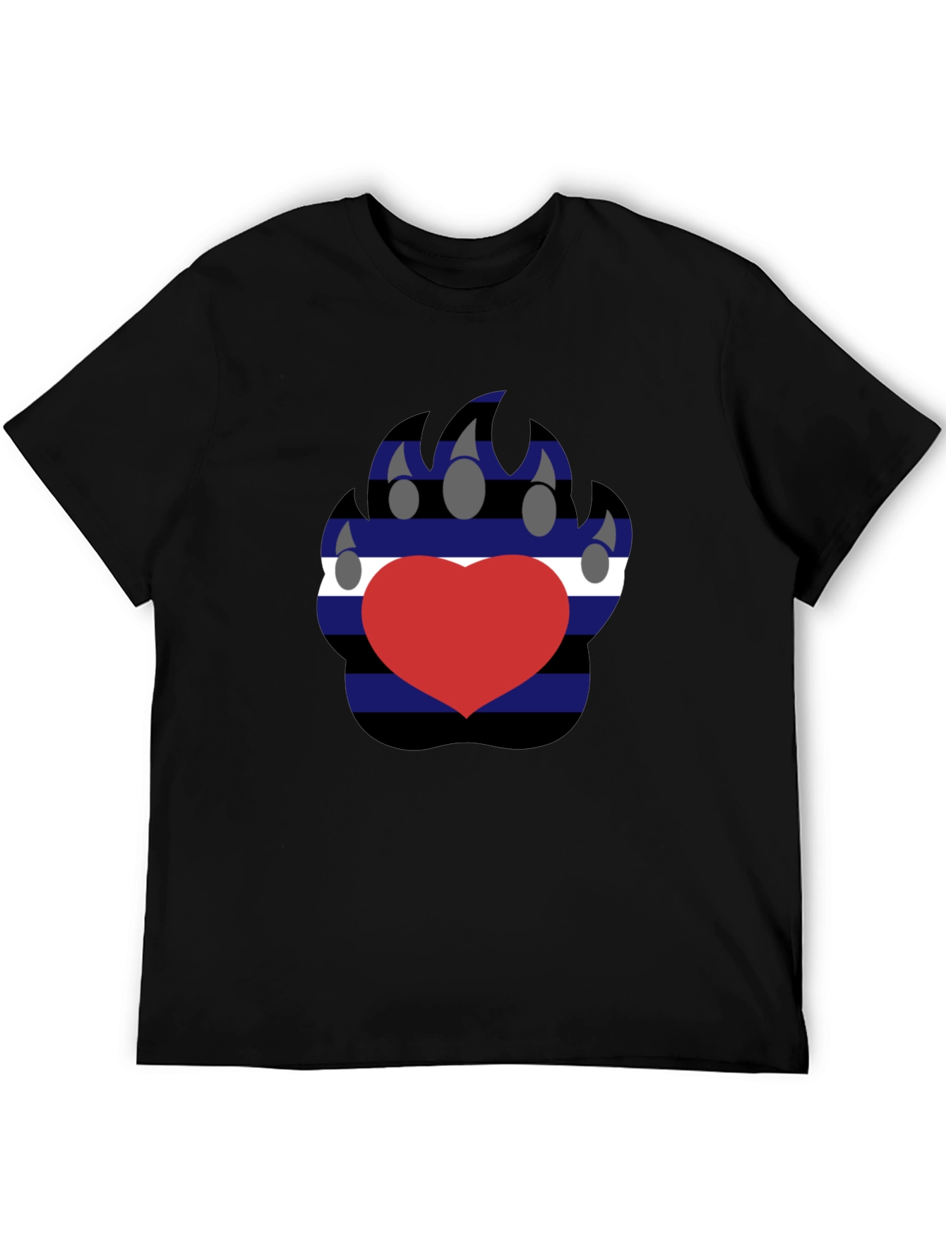 Leather Pride Bear Paw T-Shirt