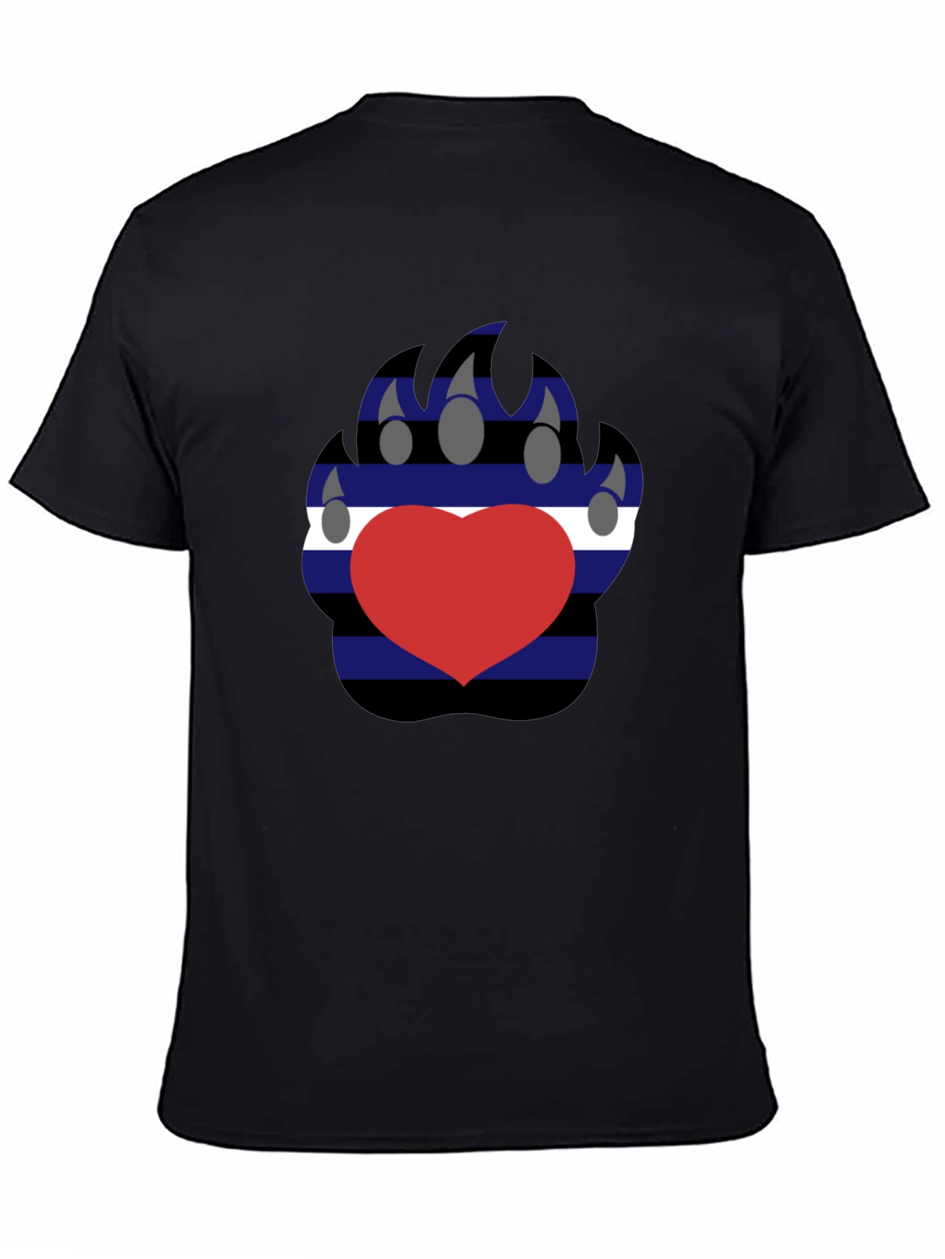 Leather Pride Bear Paw T-Shirt