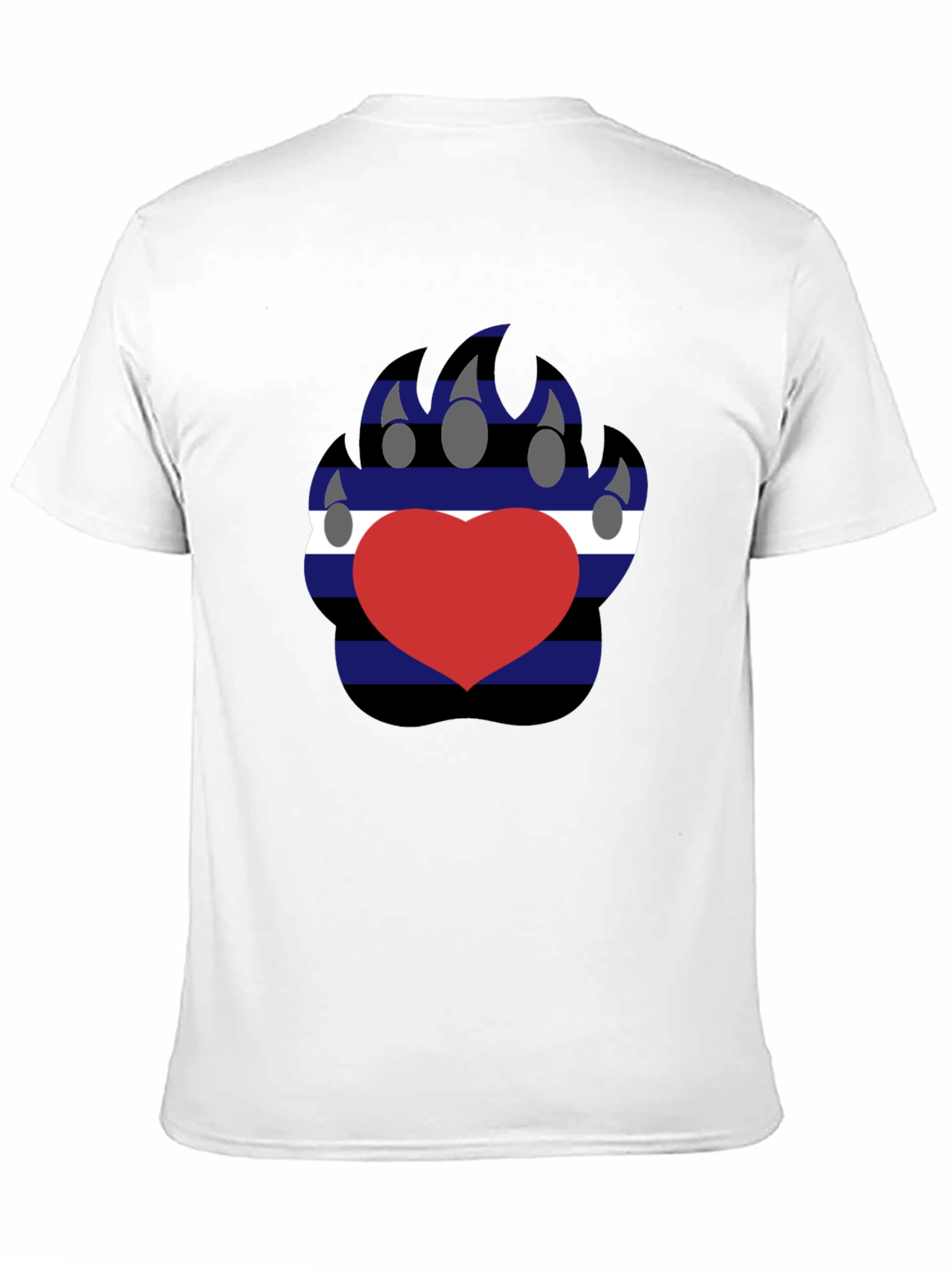 Leather Pride Bear Paw T-Shirt