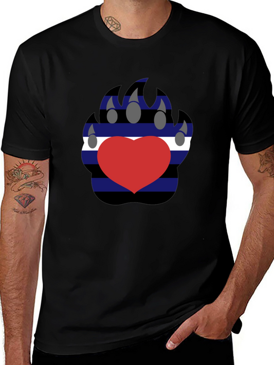 Leather Pride Bear Paw T-Shirt