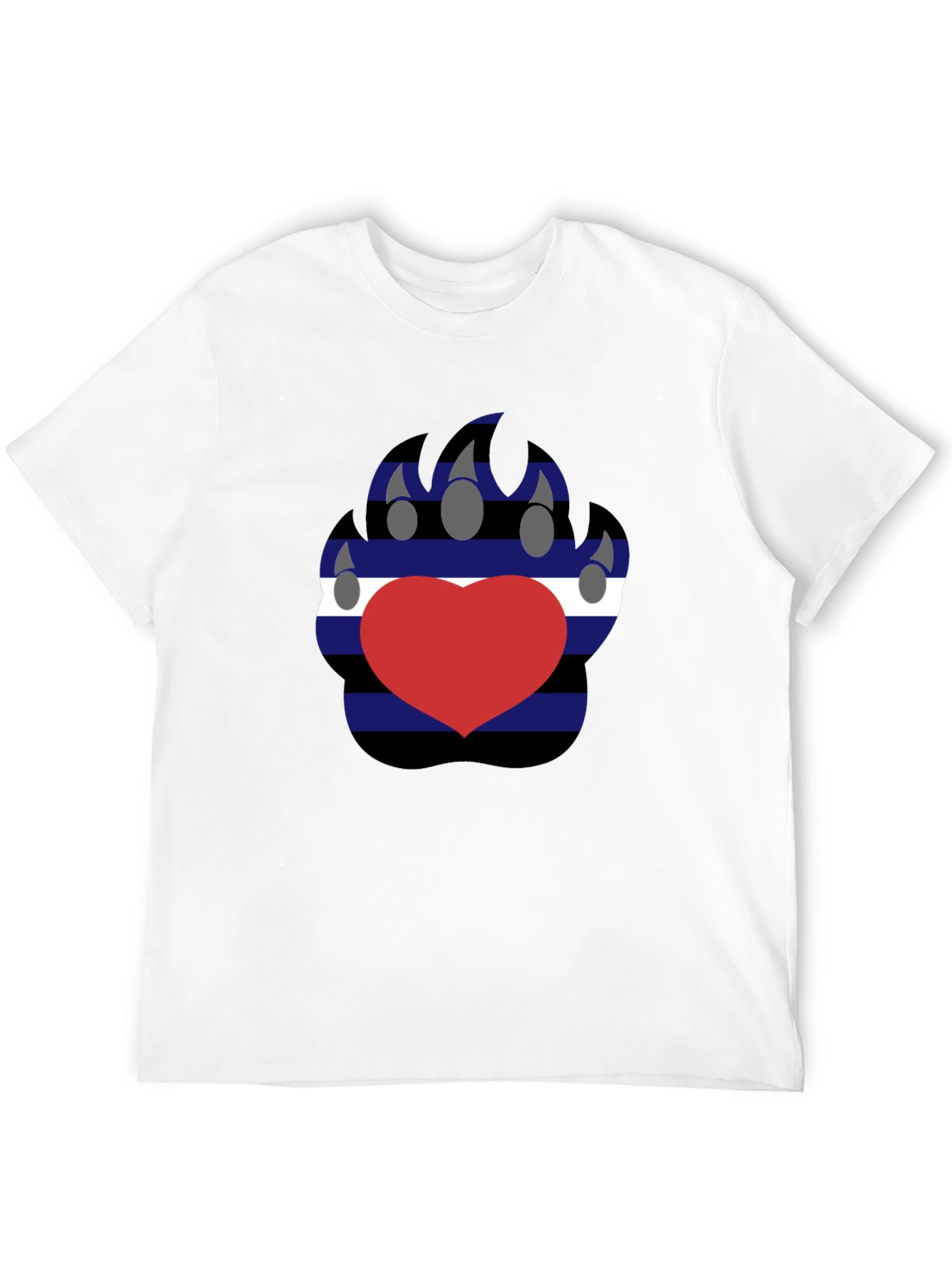 Leather Pride Bear Paw T-Shirt