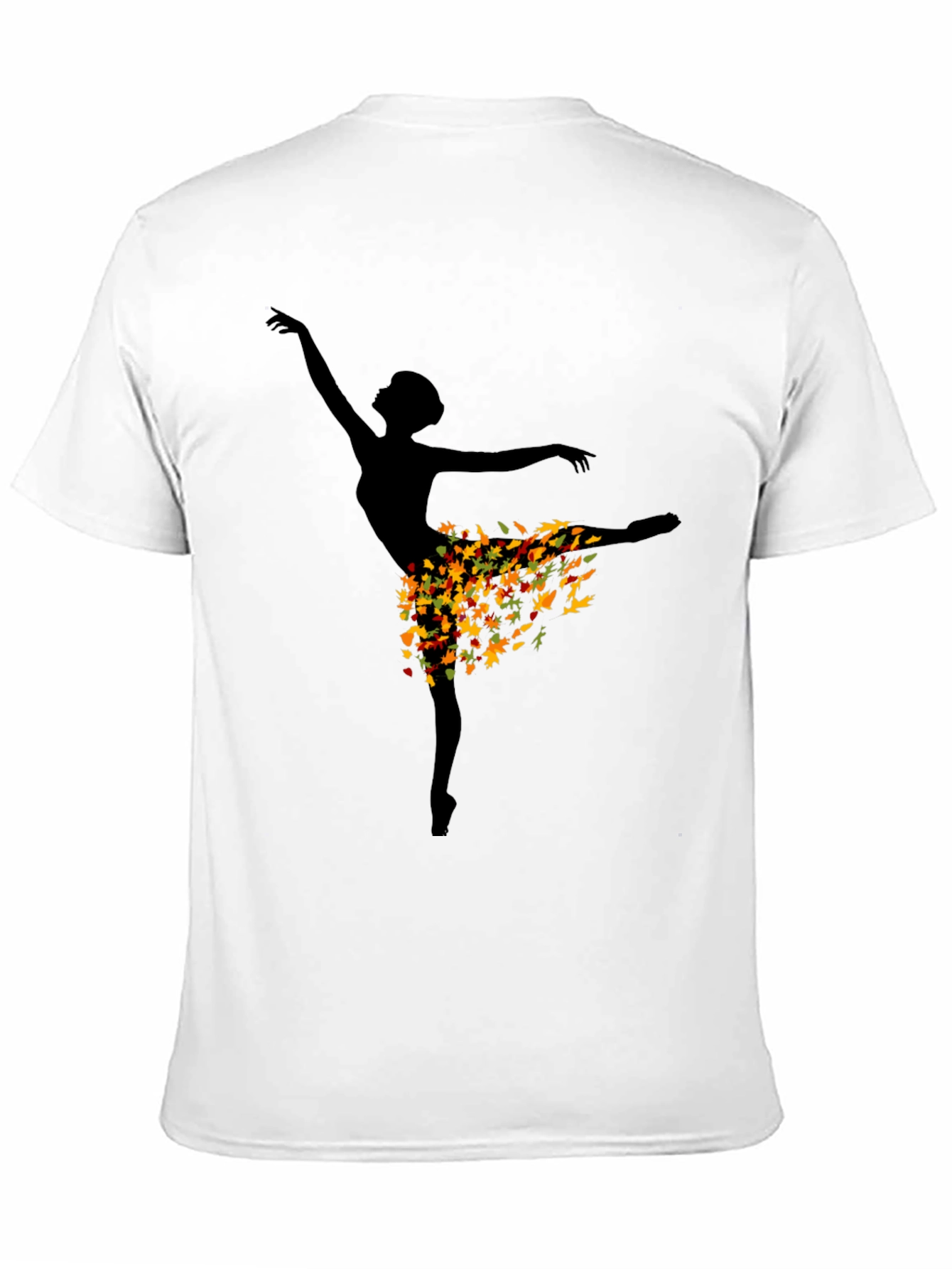 Autumn Ballerina Black T-Shirt