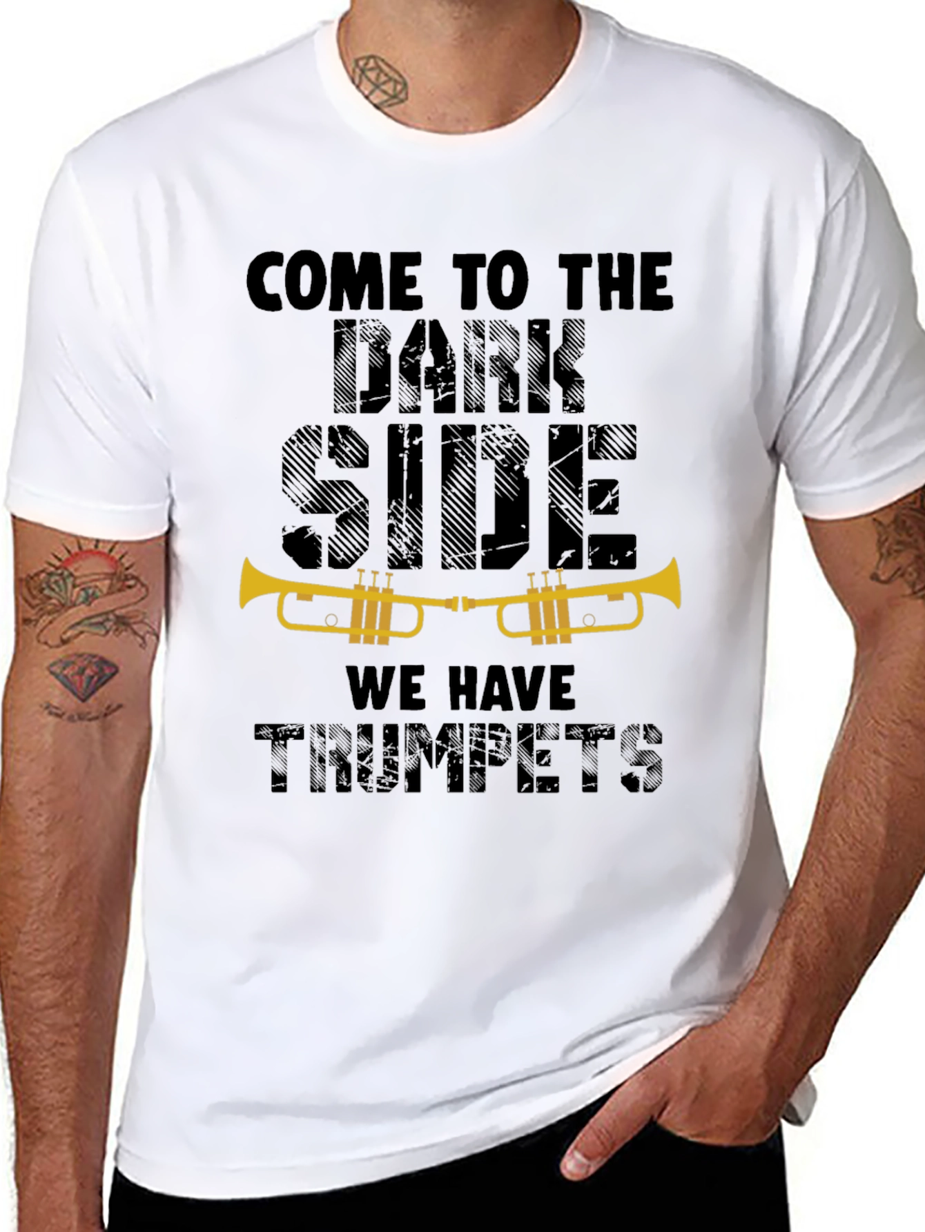Dark Side Trumpets Graphic T-Shirt