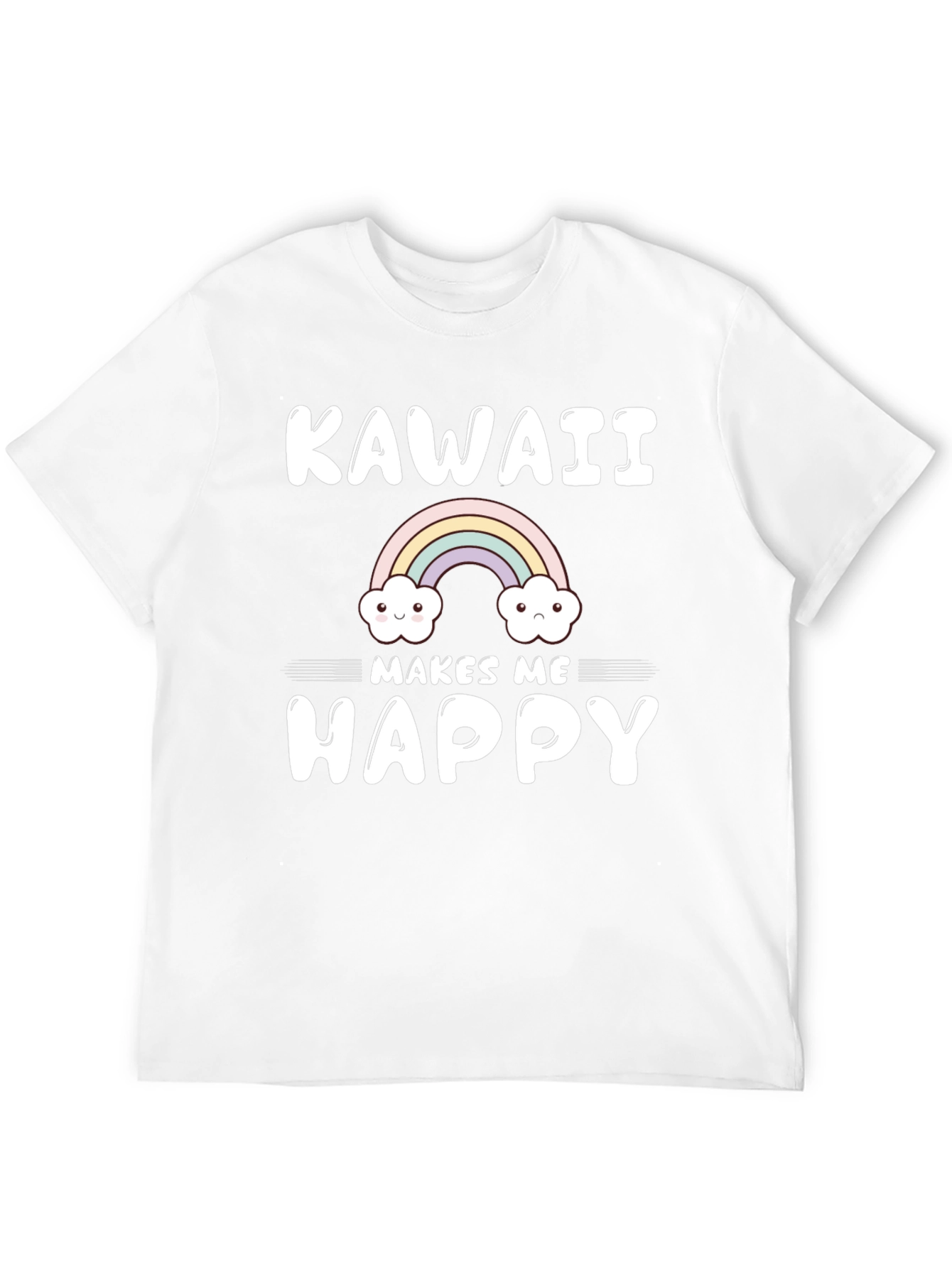 Kawaii Makes Me Happy Graphic T-Shirt