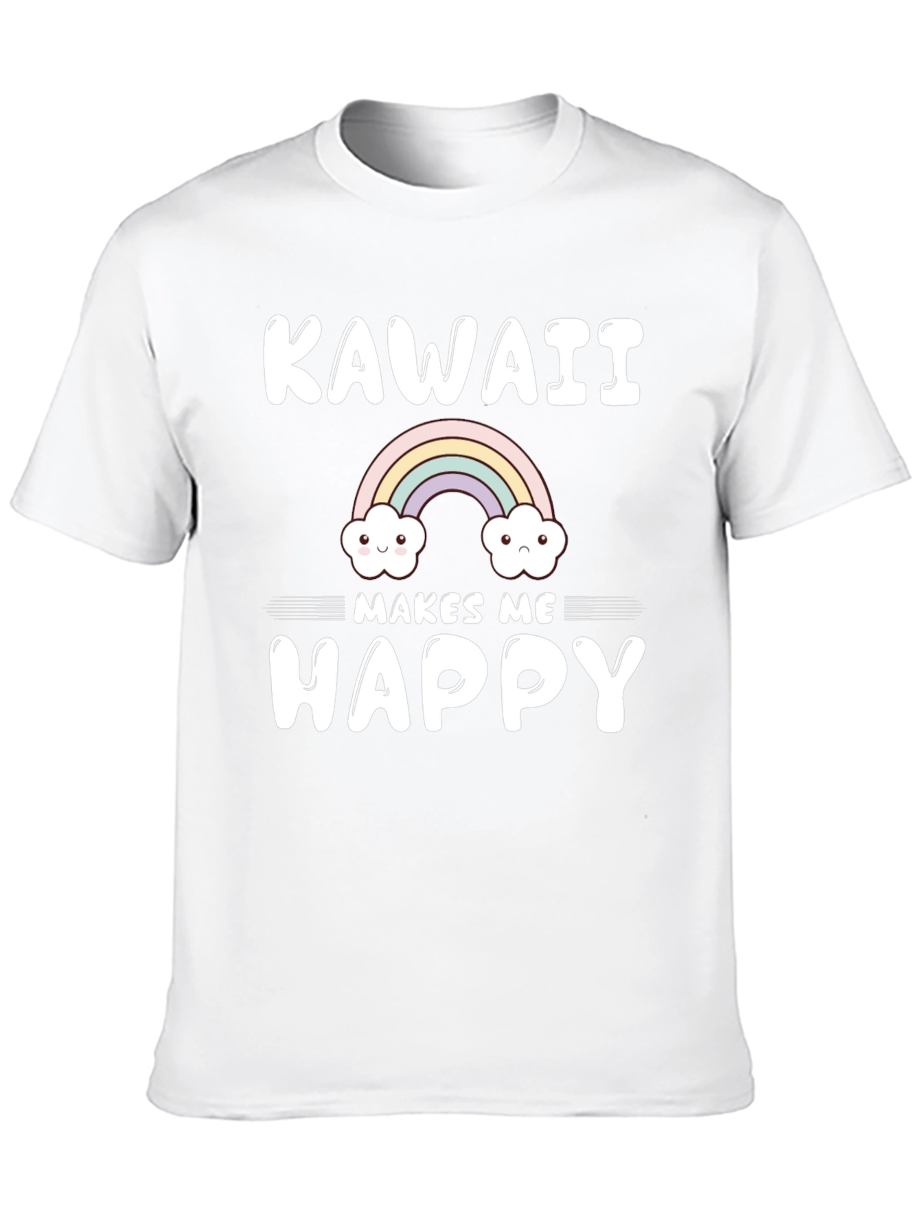 Kawaii Makes Me Happy Graphic T-Shirt